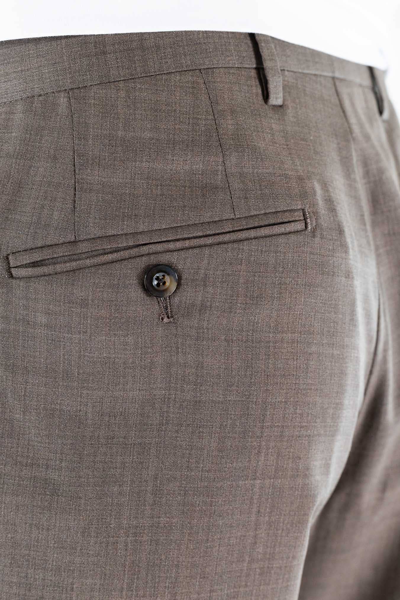GUARINO Pantaloni Fresco Lana Pinces Comfort Fit