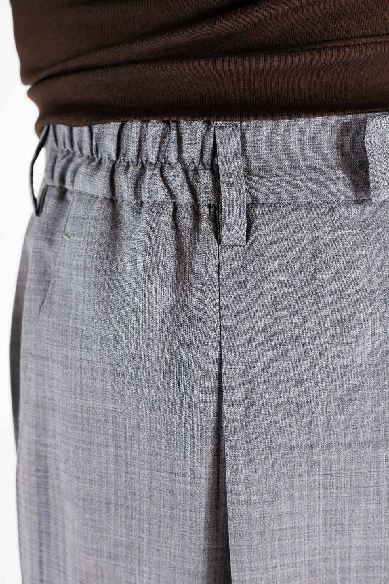GUARINO Pantaloni Fresco Lana Pinces Comfort Fit