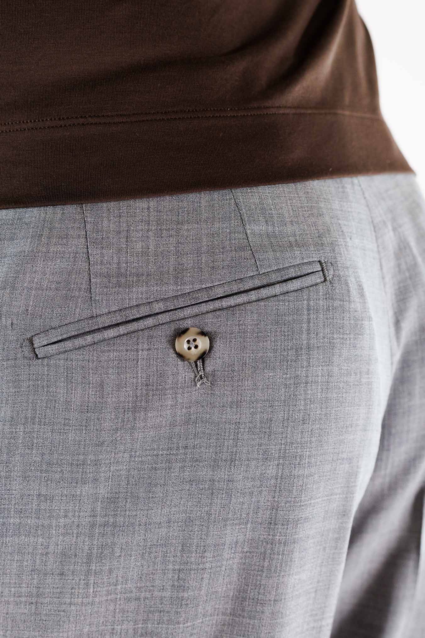 GUARINO Pantaloni Fresco Lana Pinces Comfort Fit