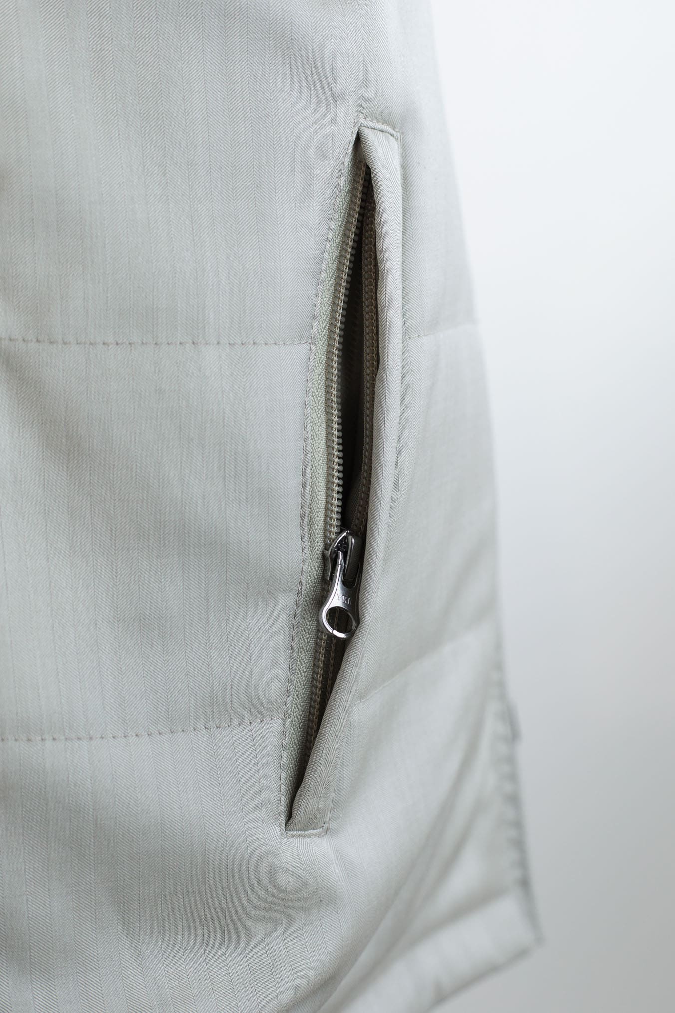 GUARINO Gilet Reversibile Vitale Barberis Beige e Bianco