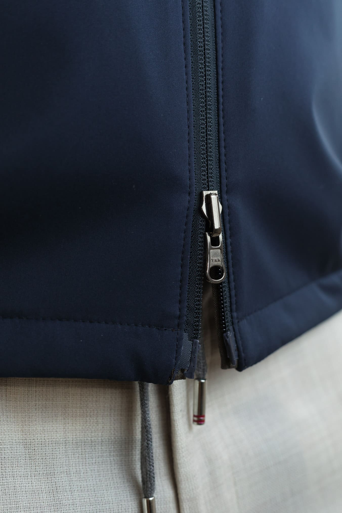 GUARINO Gilet Reversibile Vitale Barberis Tortora e Blu