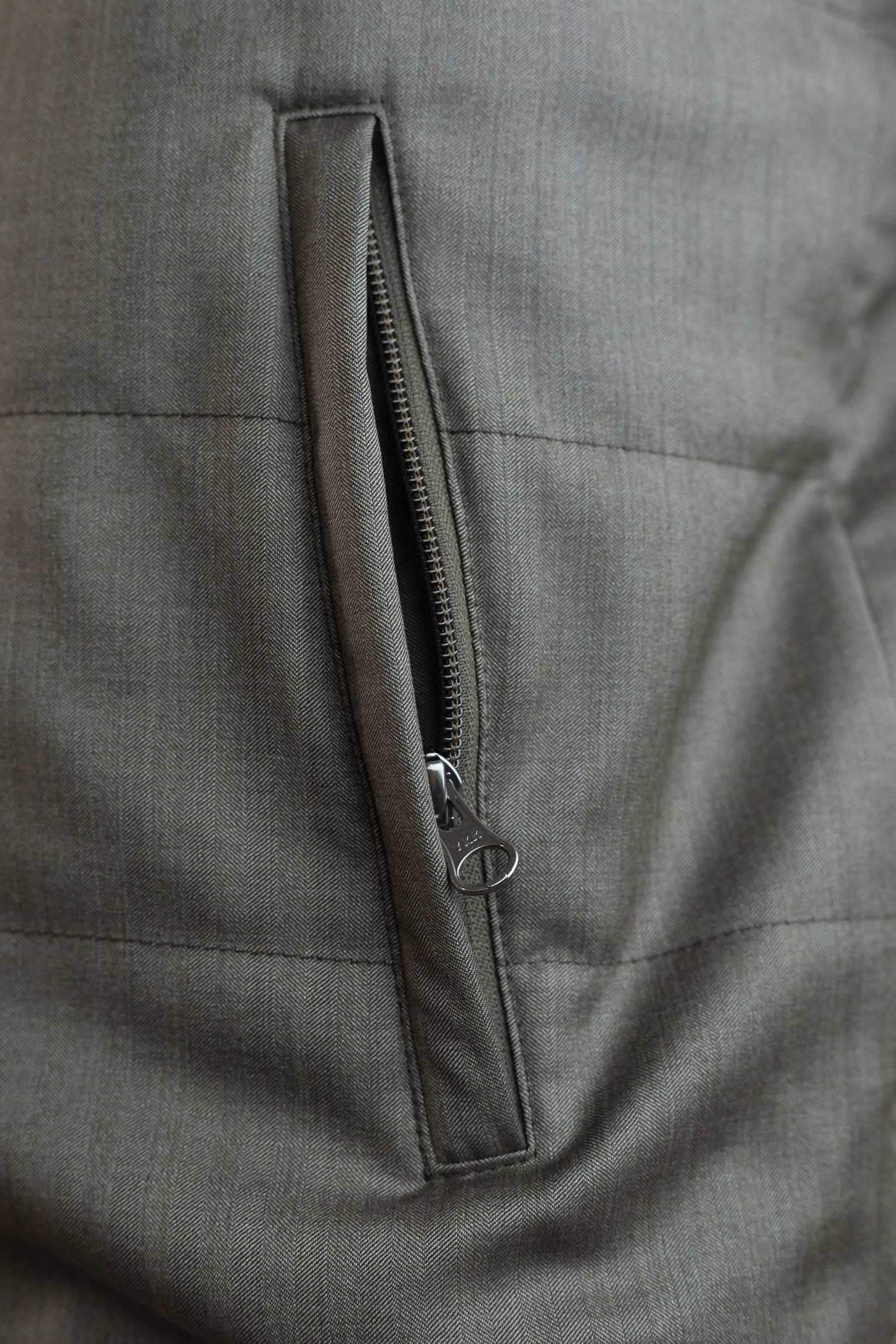 GUARINO Gilet Reversibile Vitale Barberis Tortora e Blu