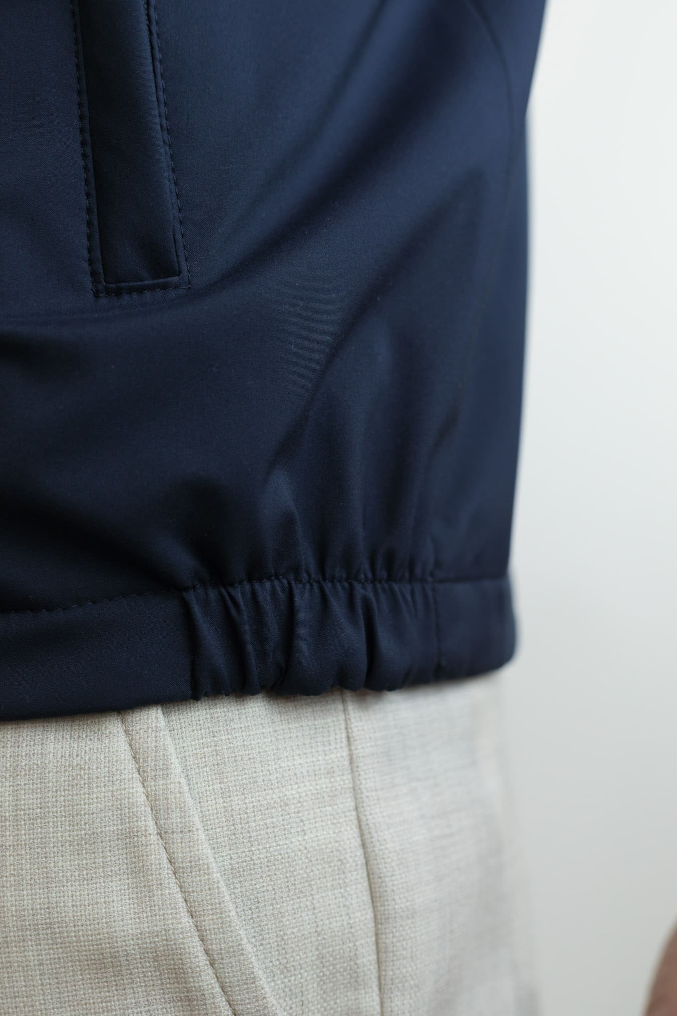 GUARINO Gilet Reversibile Vitale Barberis Tortora e Blu