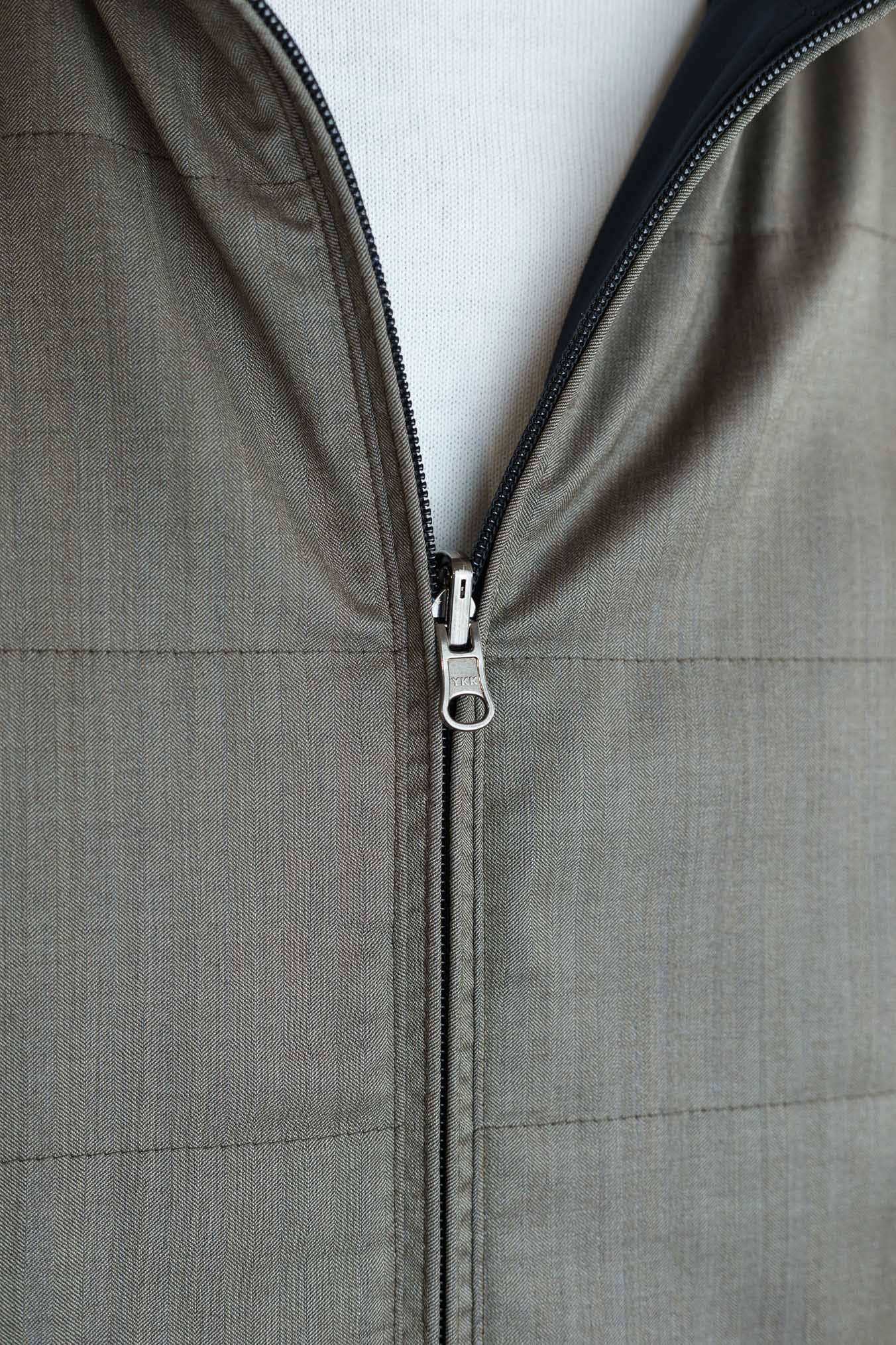 GUARINO Gilet Reversibile Vitale Barberis Tortora e Blu