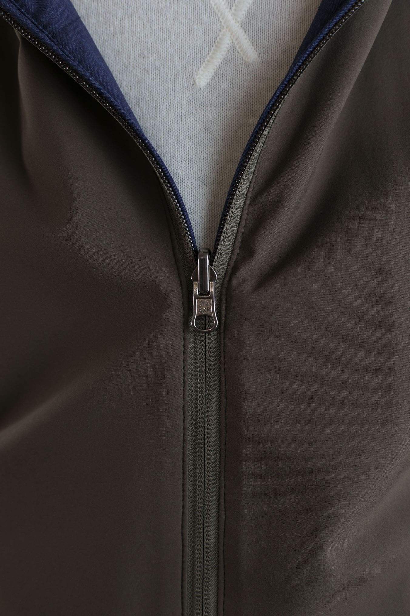 GUARINO Gilet Reversibile Vitale Barberis Blu e Testa di Moro