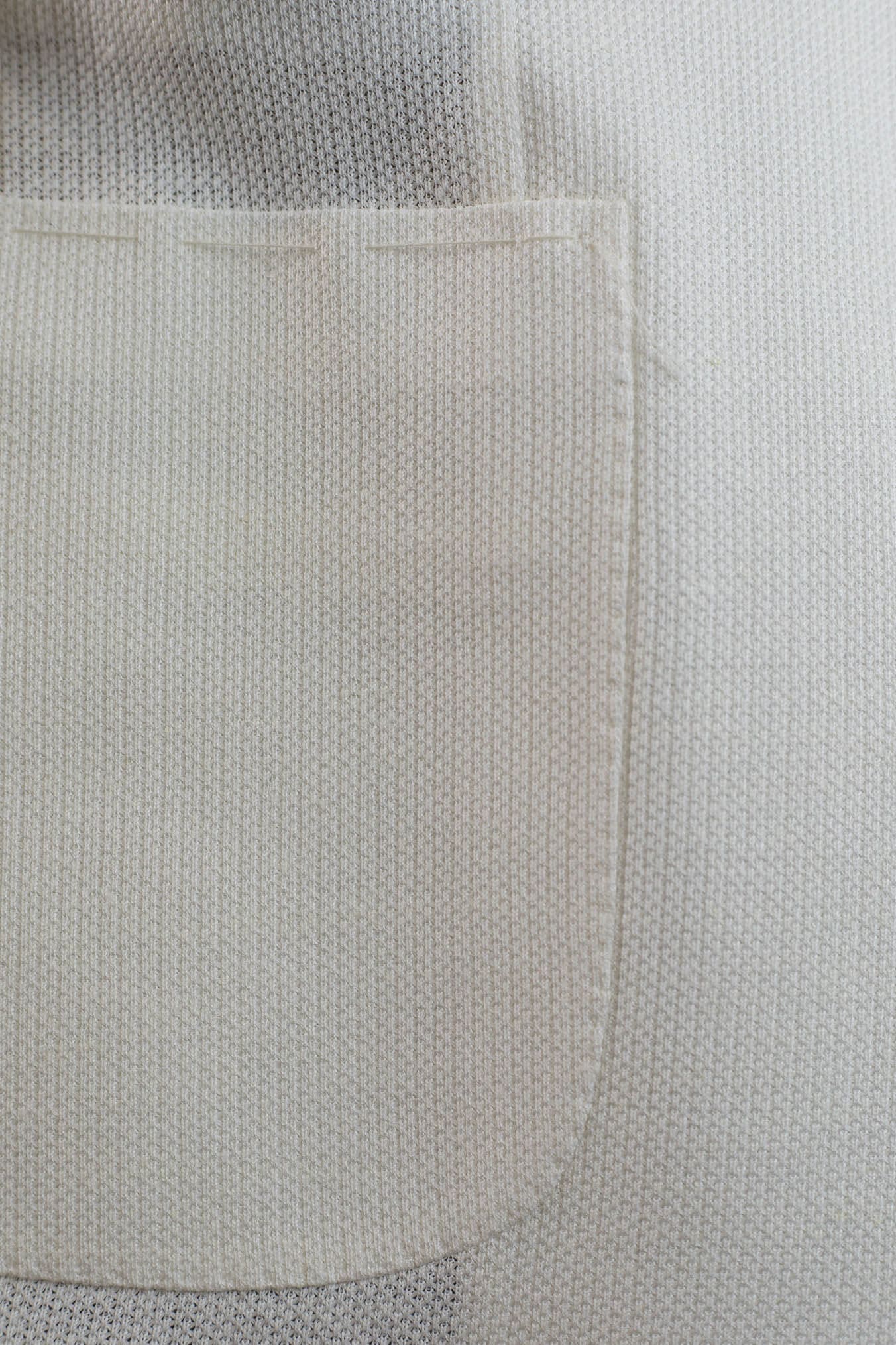 GUARINO Honeycomb Jacket White Cotton