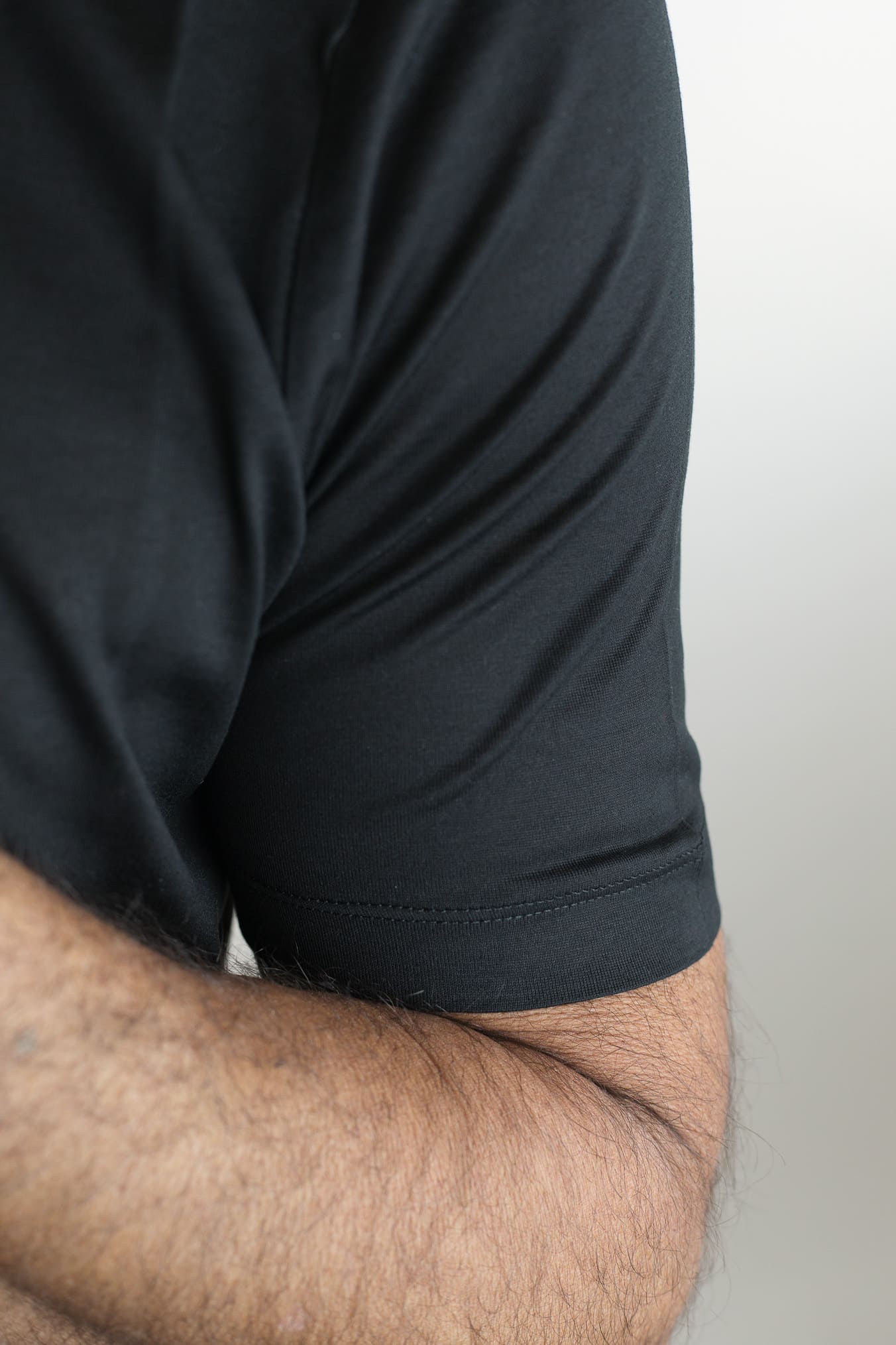 GUARINO T-Shirt Jersey Seta Nero