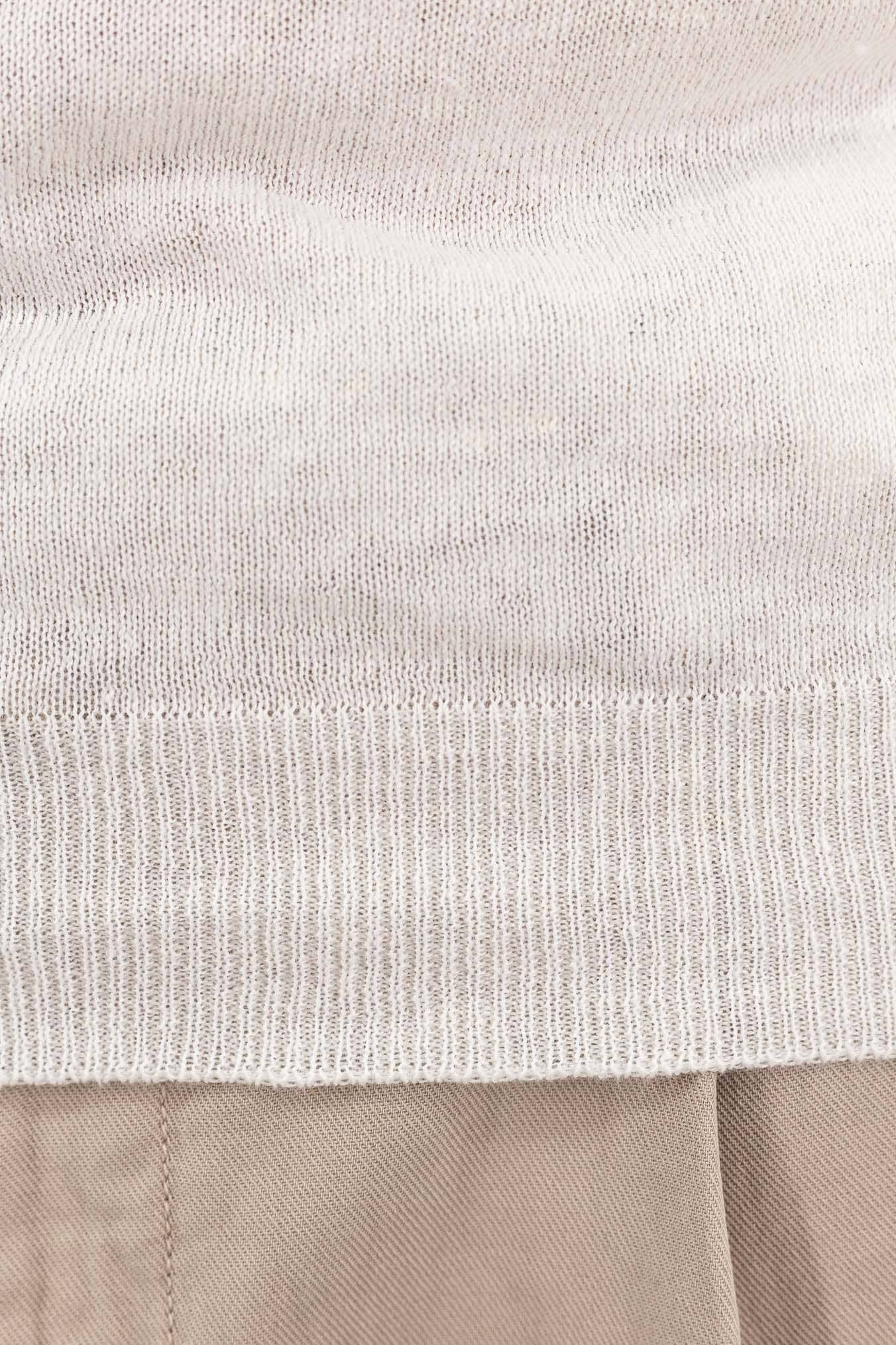 GUARINO Polo Skipper Lino Cotone Bianco