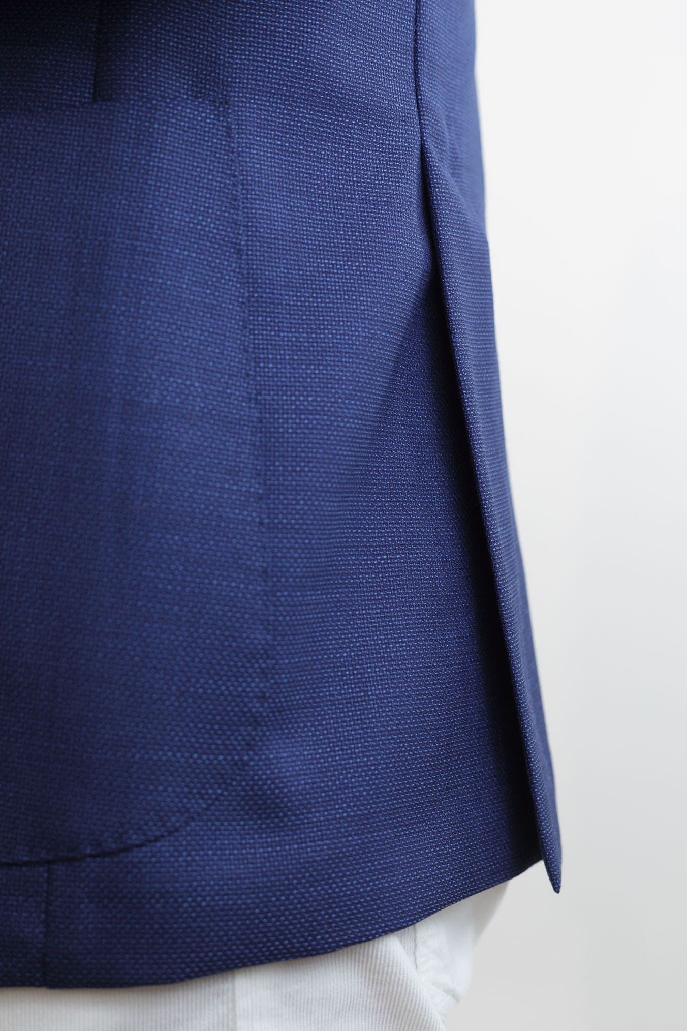 GUARINO Giacca Hopsack Blu Chiaro