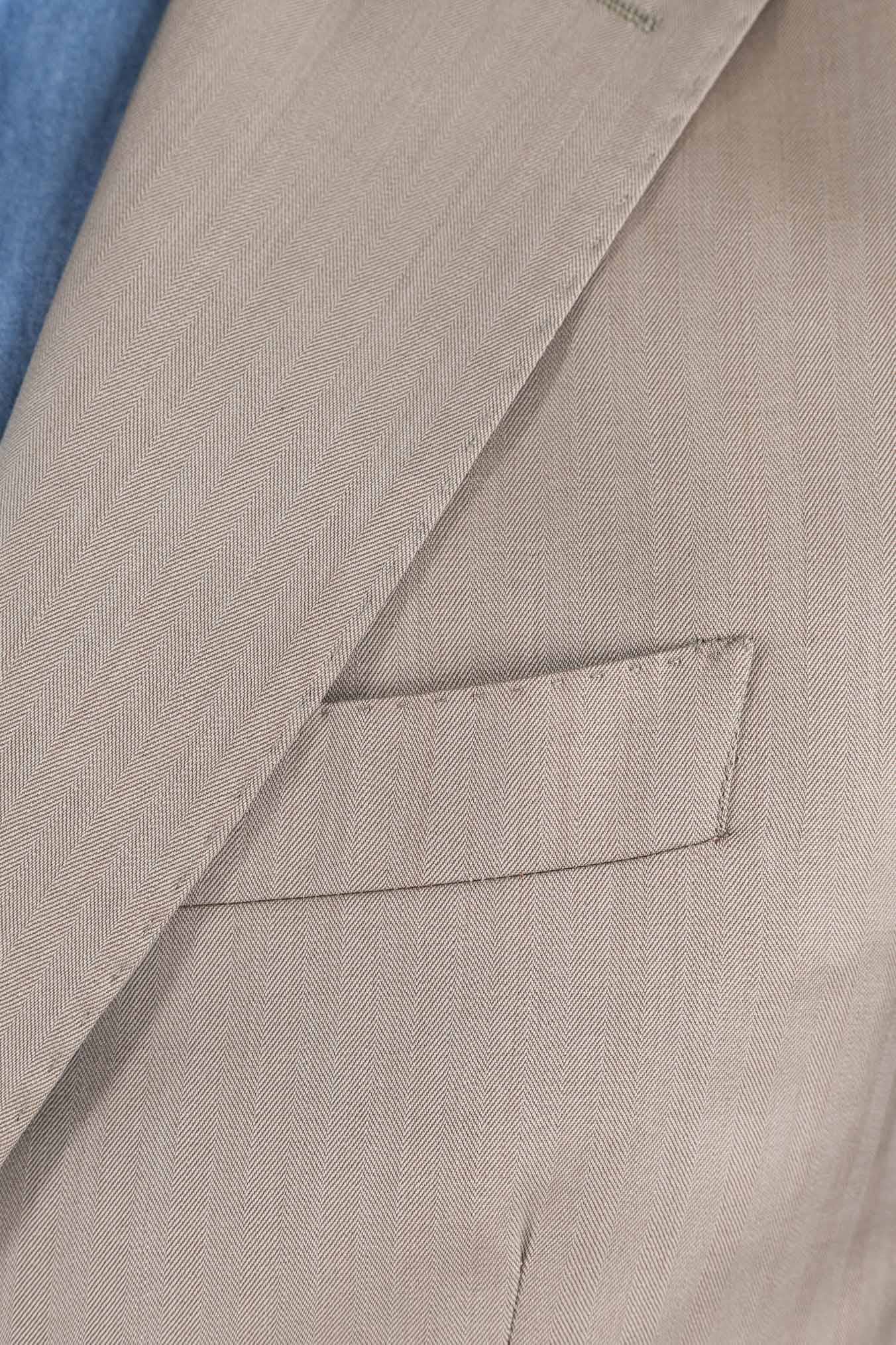 GUARINO Abito "Solaro" Lana Super 130's Beige