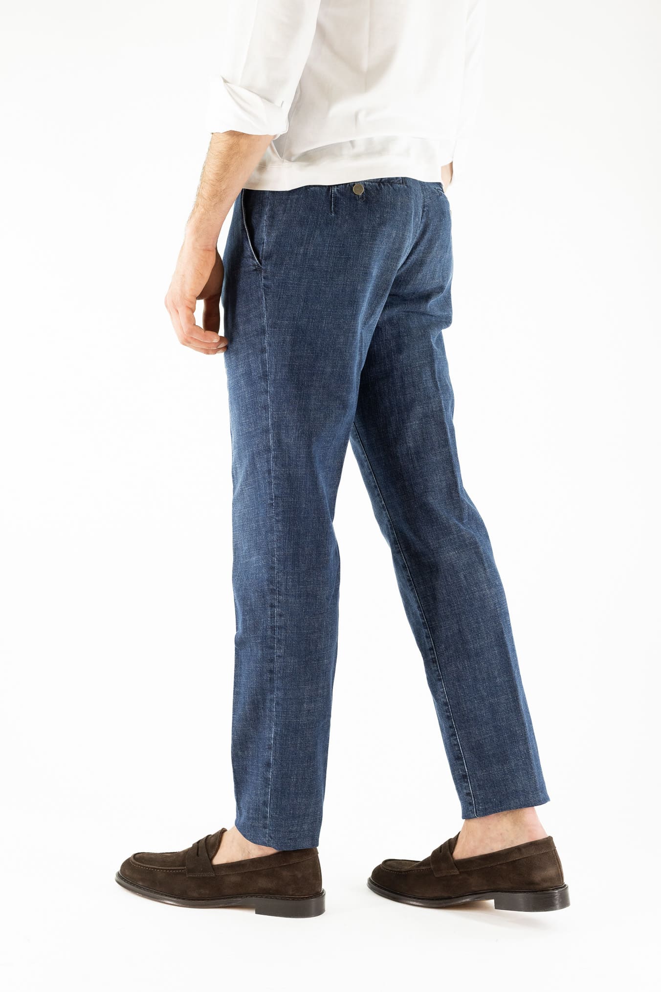 INCOTEX Pantaloni Jeans Sartoriali Denim Scuro