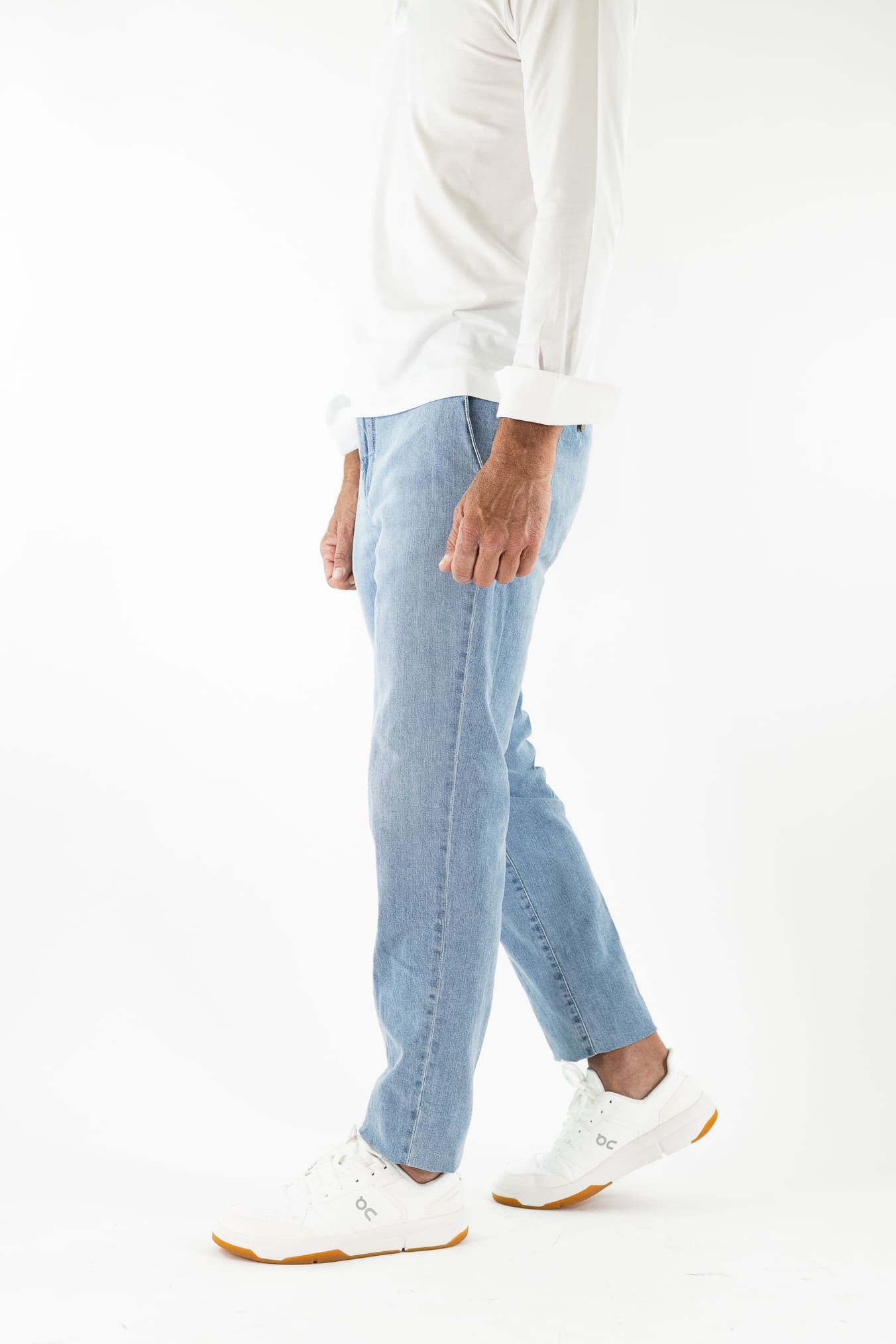 INCOTEX Pantaloni Jeans Sartoriali Denim Chiaro