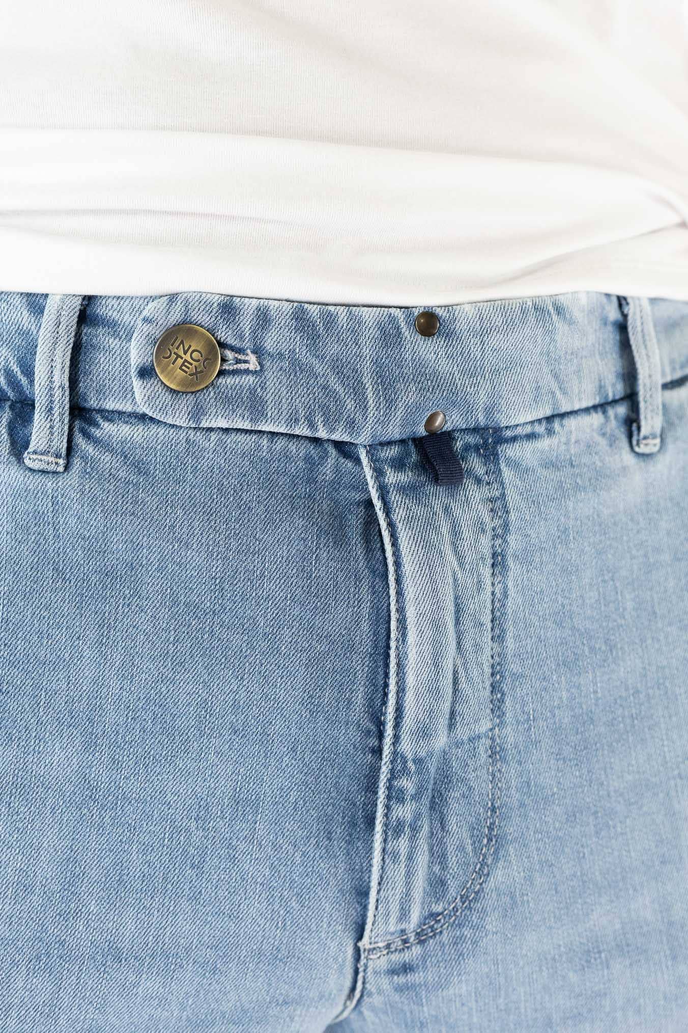 INCOTEX Pantaloni Jeans Sartoriali Denim Chiaro