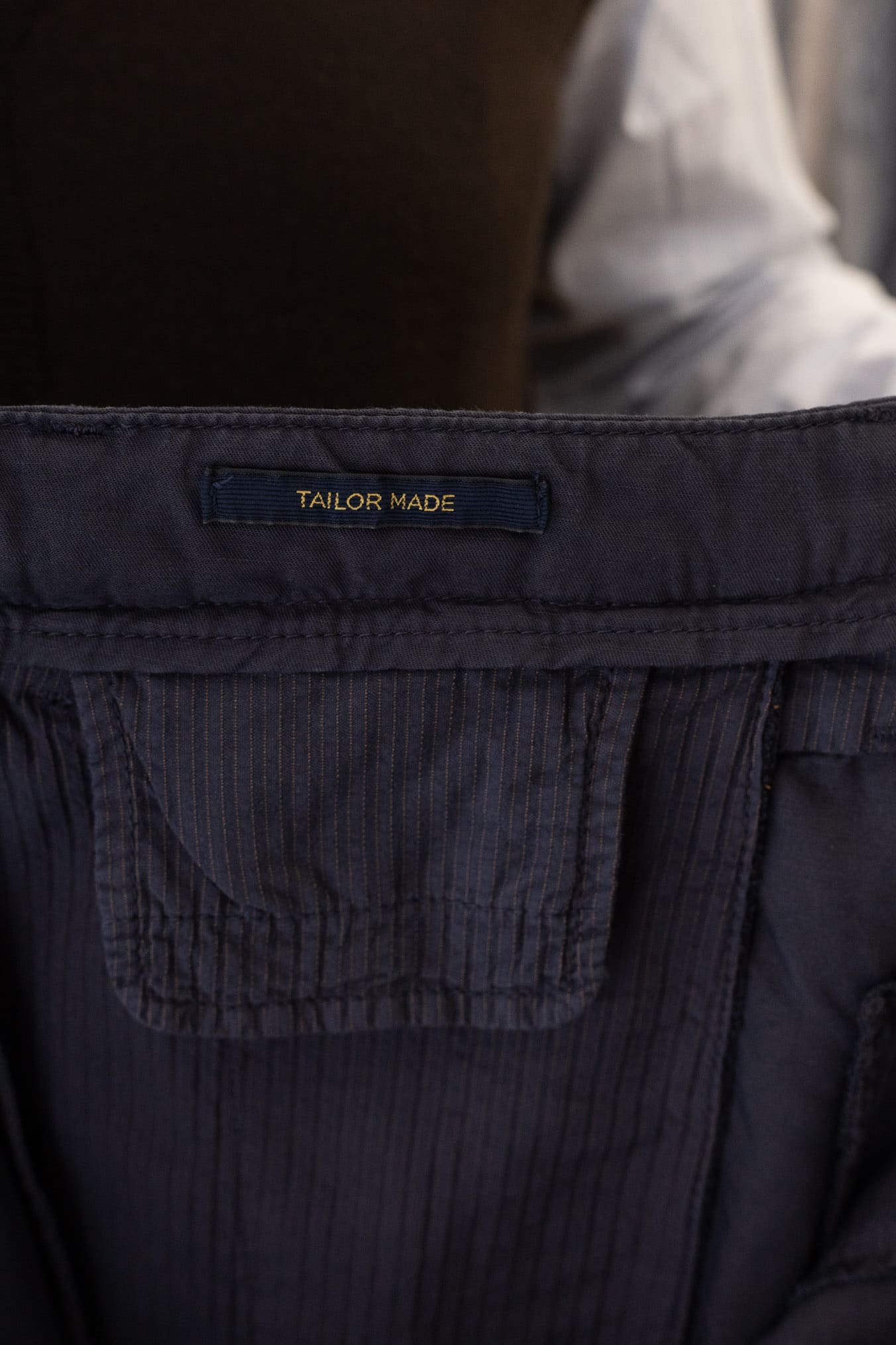 INCOTEX Pantaloni Sartoriali Lino Cotone Blu