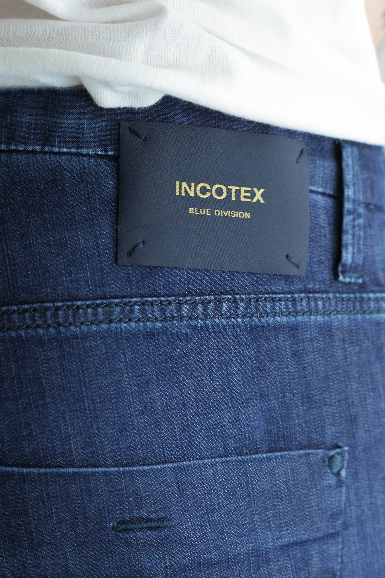 INCOTEX Jeans Sartoriale Denim Stretch Blu Scuro