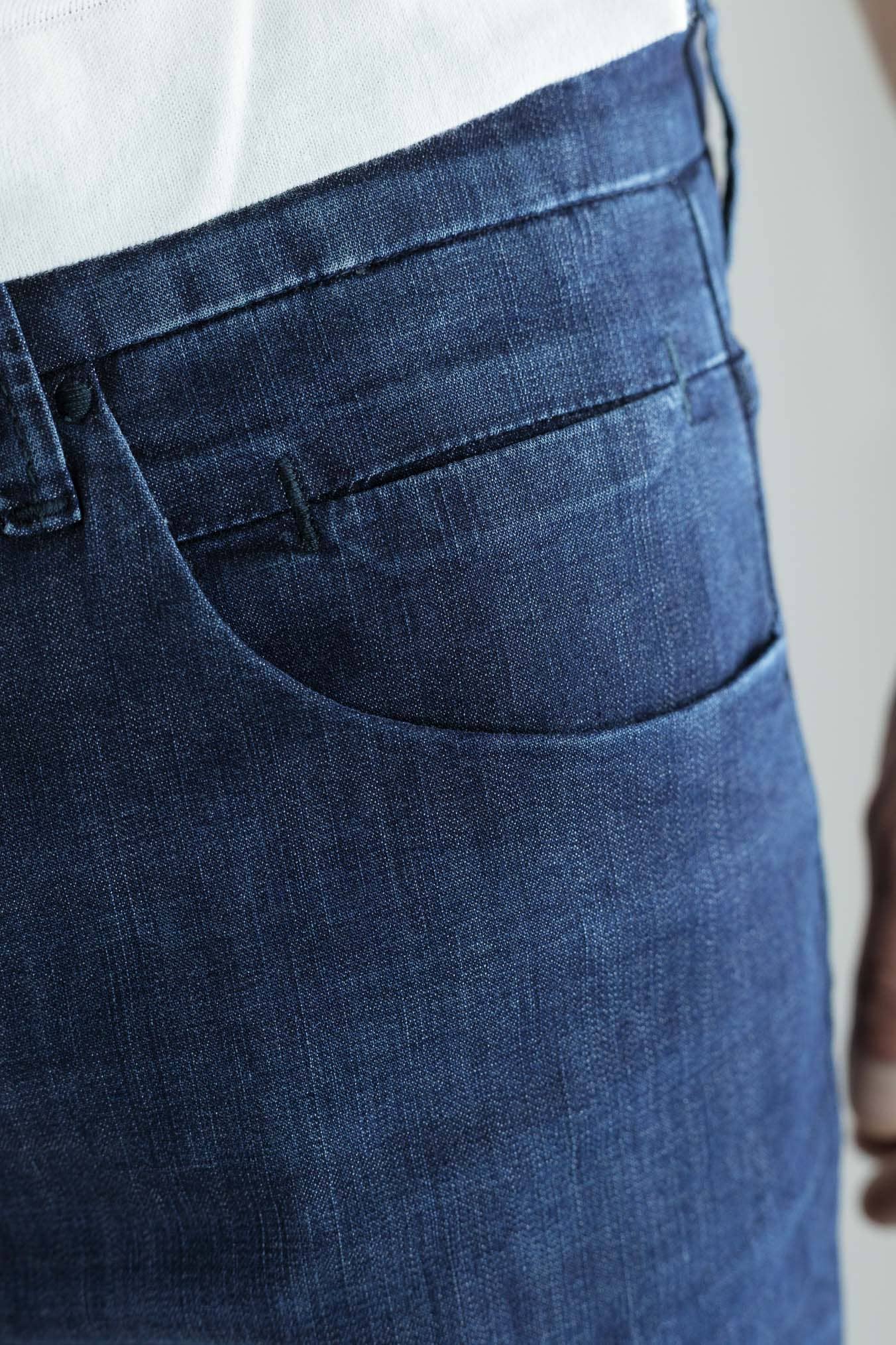 INCOTEX Jeans Sartoriale Denim Stretch Blu Scuro