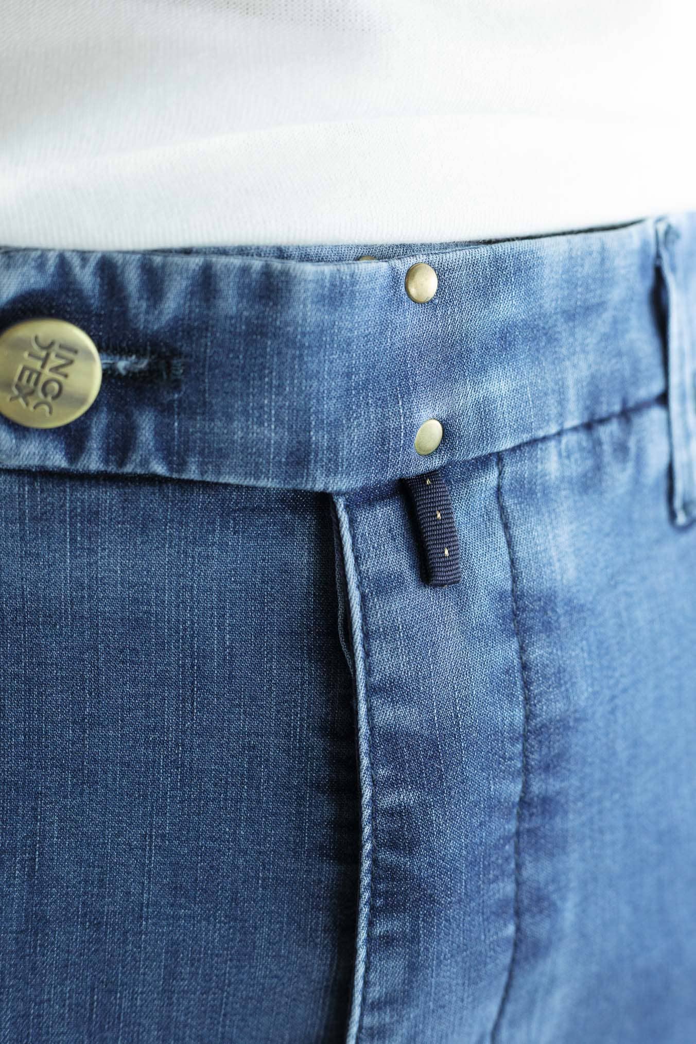 INCOTEX Jeans Sartoriale Denim Stretch Blu Medio