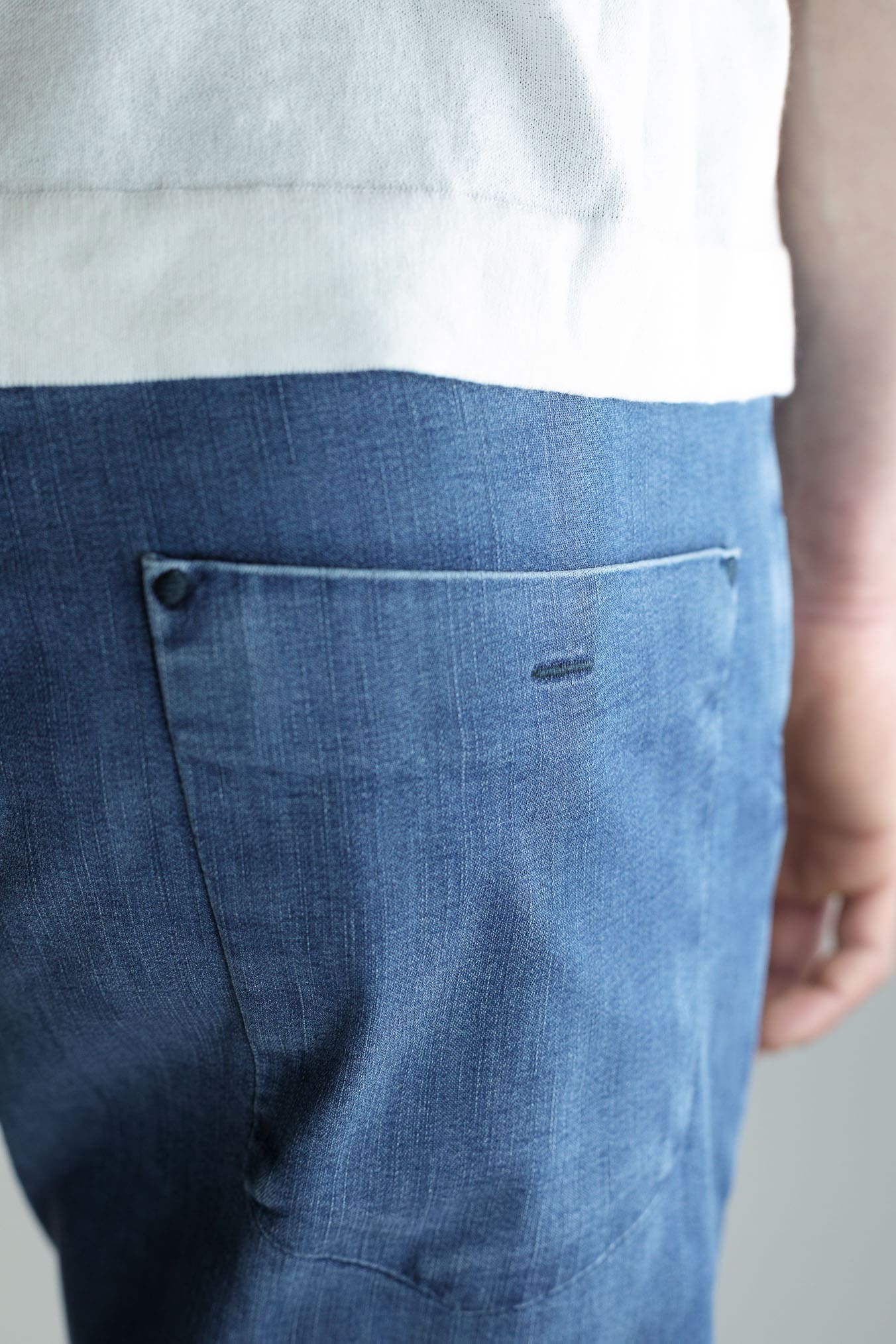 INCOTEX Jeans Sartoriale Denim Stretch Blu Medio