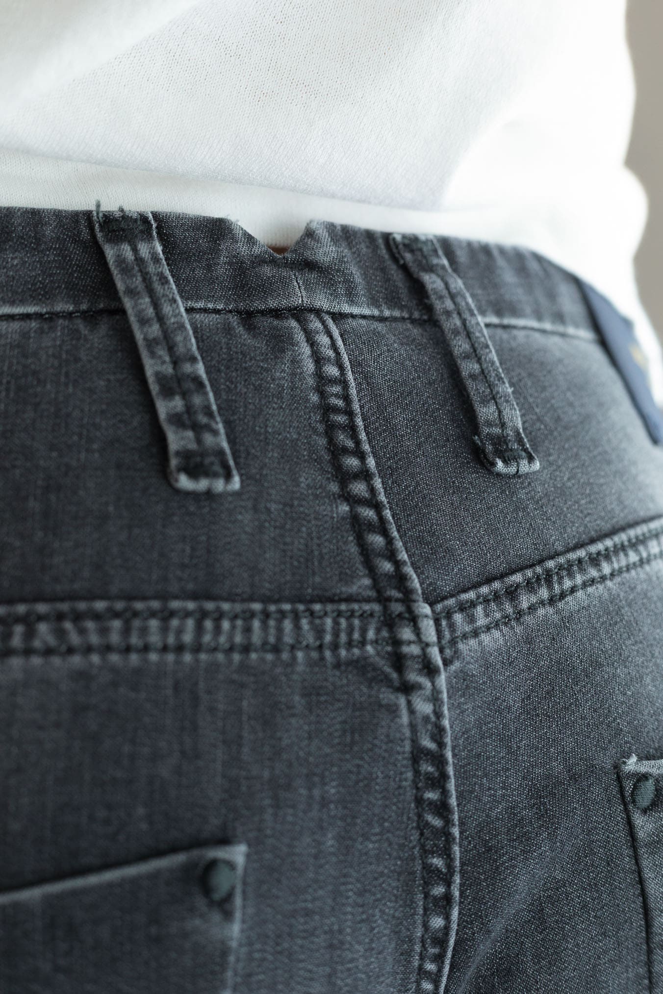 INCOTEX Jeans Sartoriale Denim Stretch Grigio