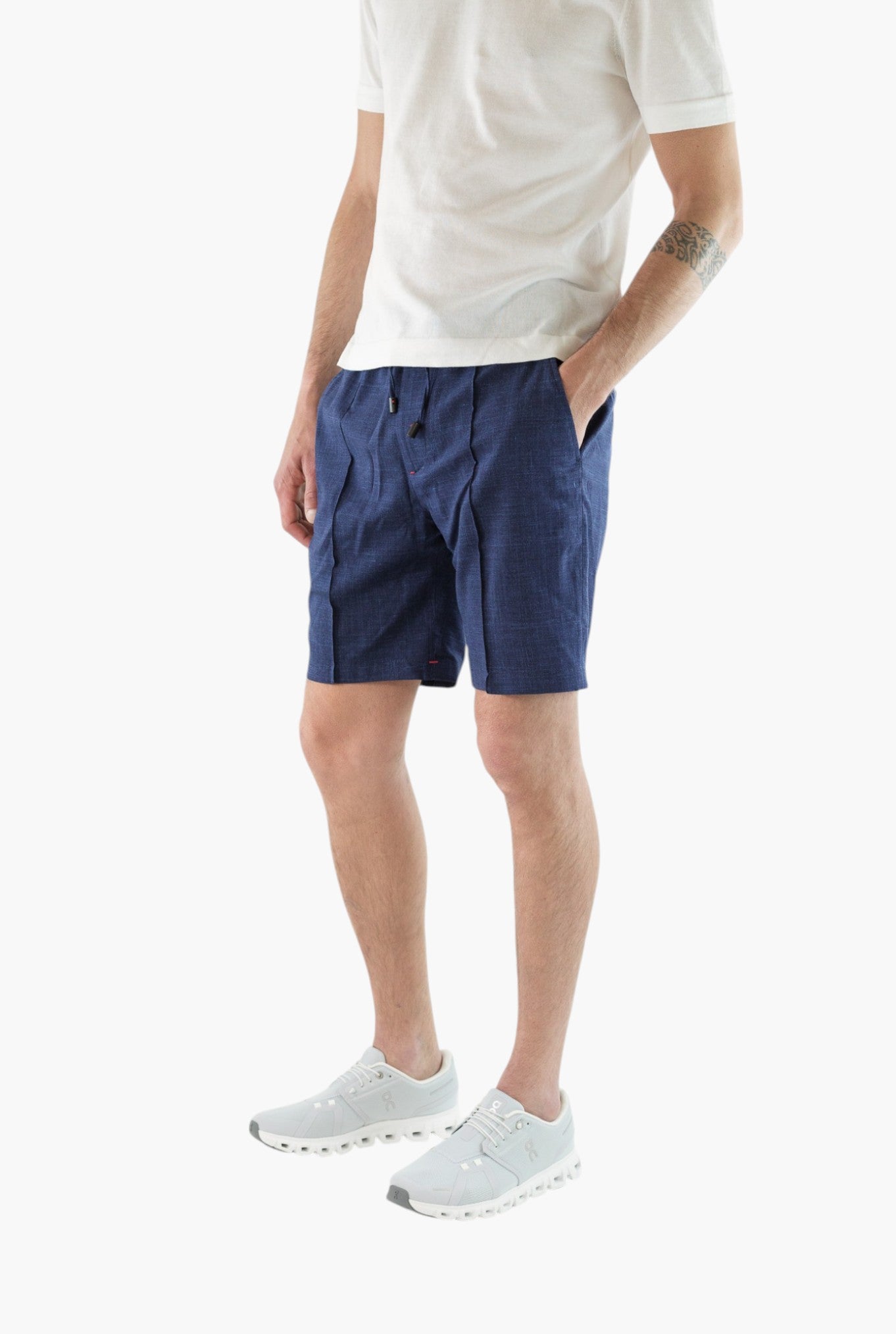 ISAIA Bermuda Blu Mélange