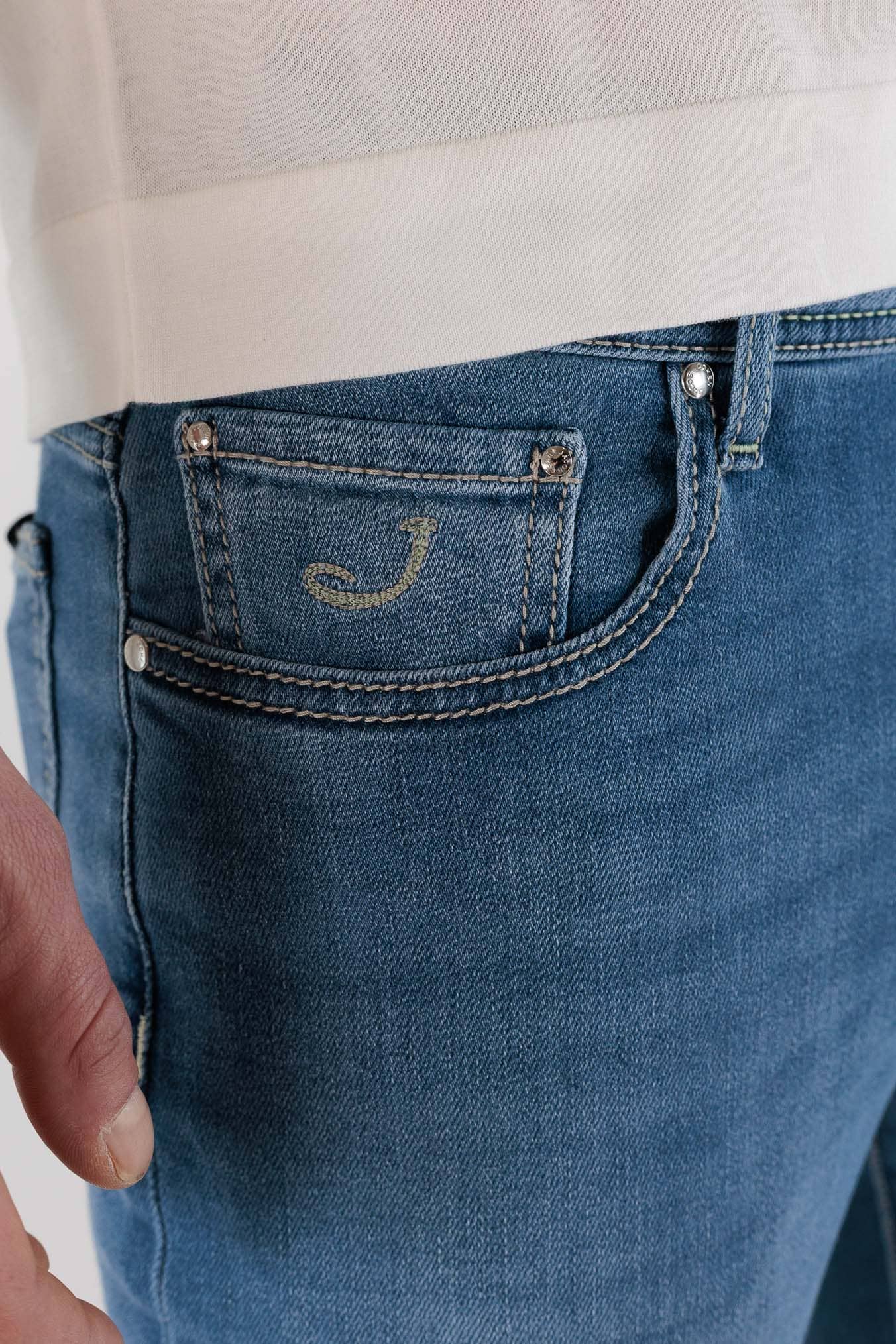 JACOB COHEN Jeans "Bard" Super Stretch Denim Medio