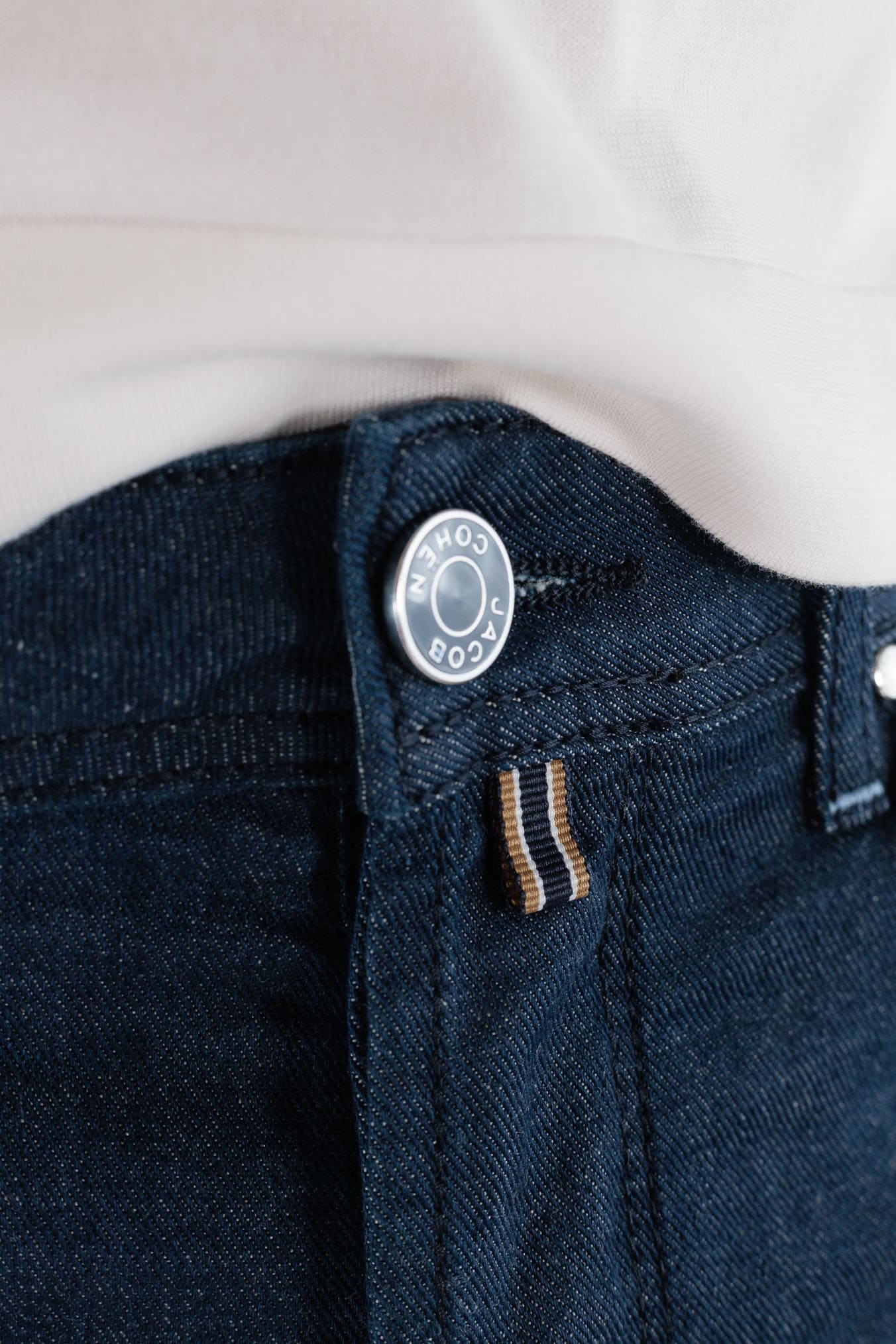 JACOB COHEN Jeans "Scott" Carrot Stretch Denim Scuro