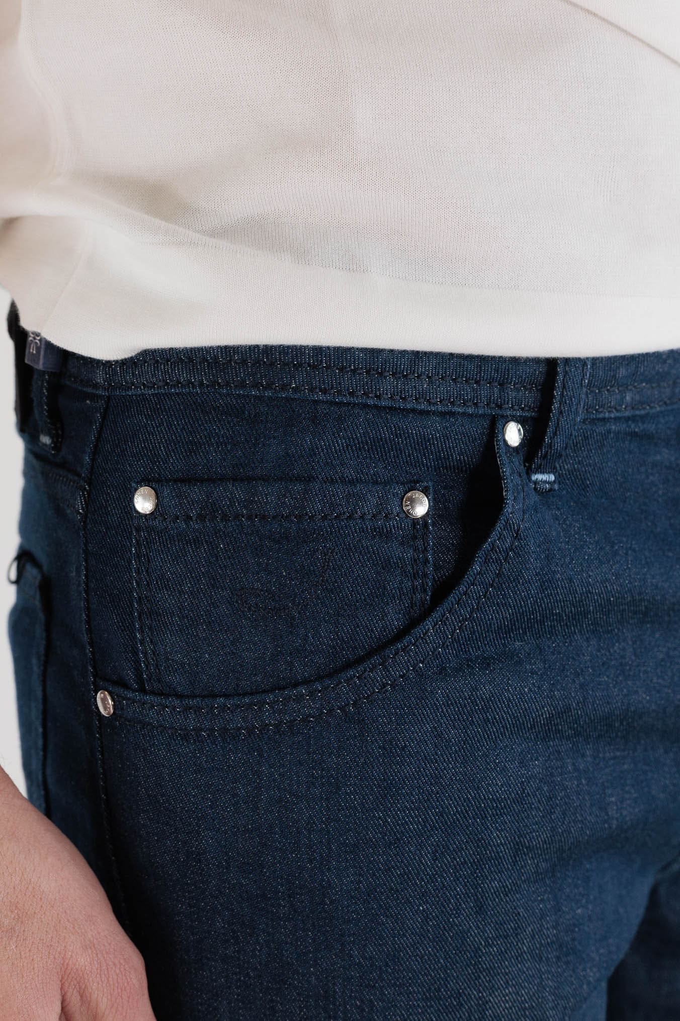 JACOB COHEN Jeans "Scott" Carrot Stretch Denim Scuro