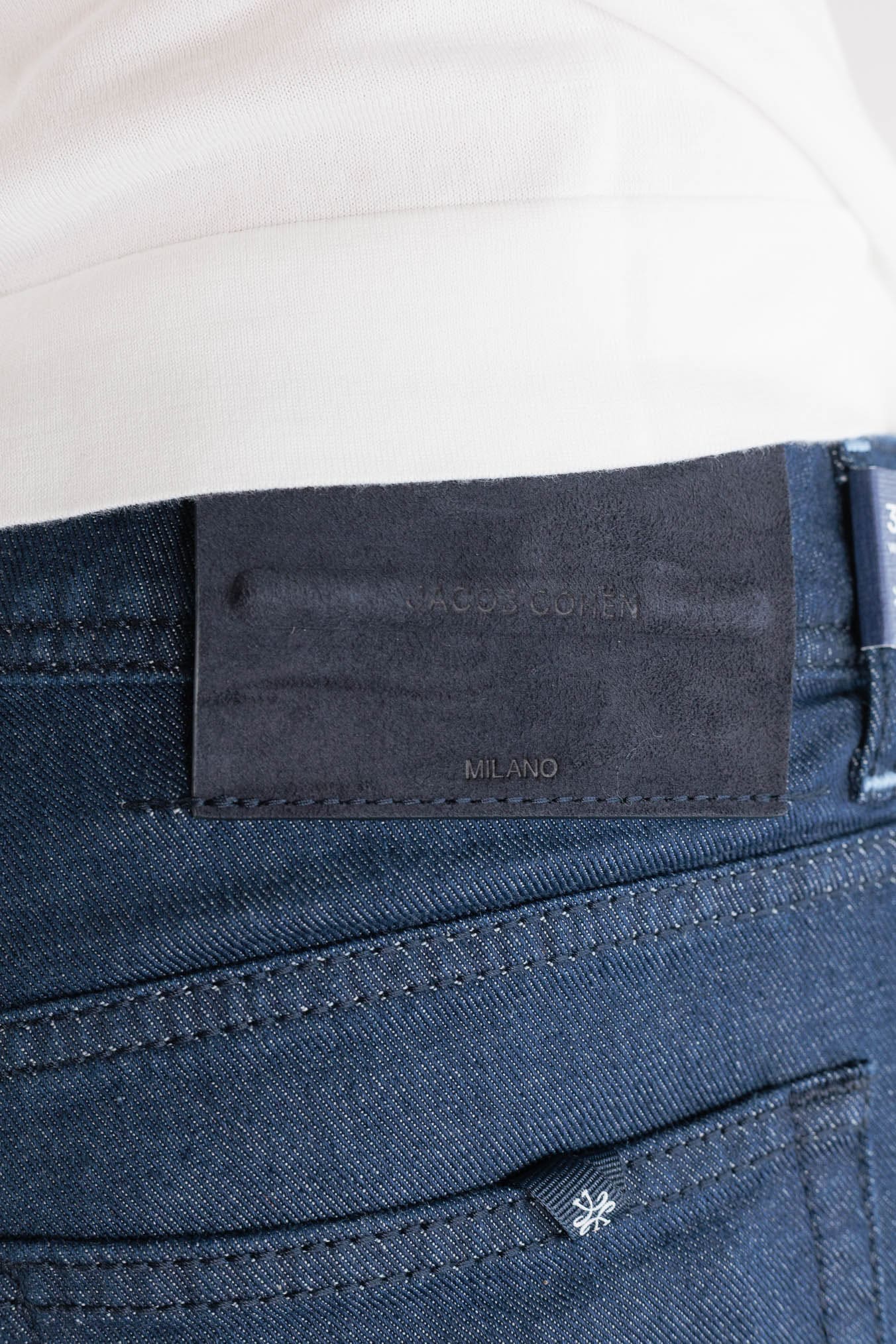 JACOB COHEN Jeans "Scott" Carrot Stretch Denim Scuro