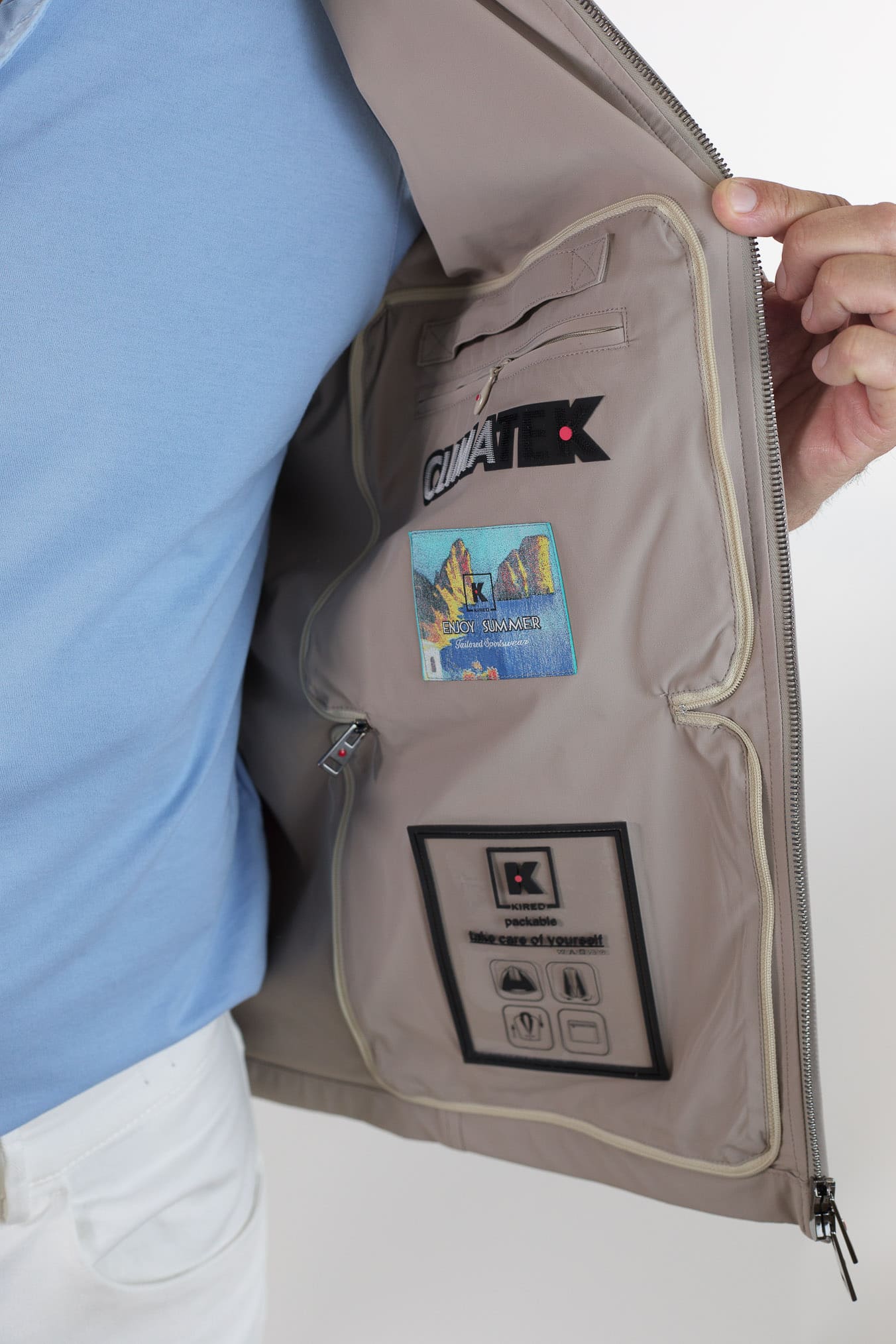 KIRED Gilet Climatek Stretch Beige