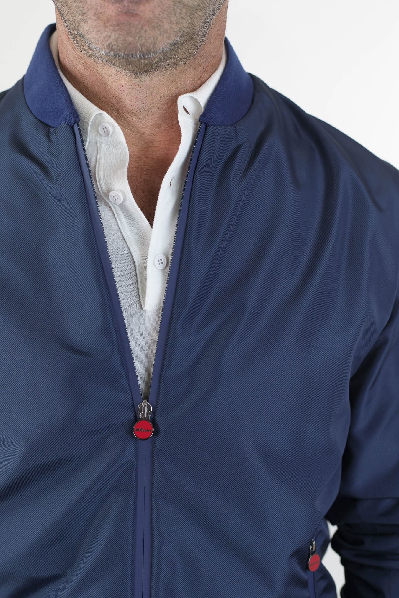 KITON Bomber Superlight Bluette
