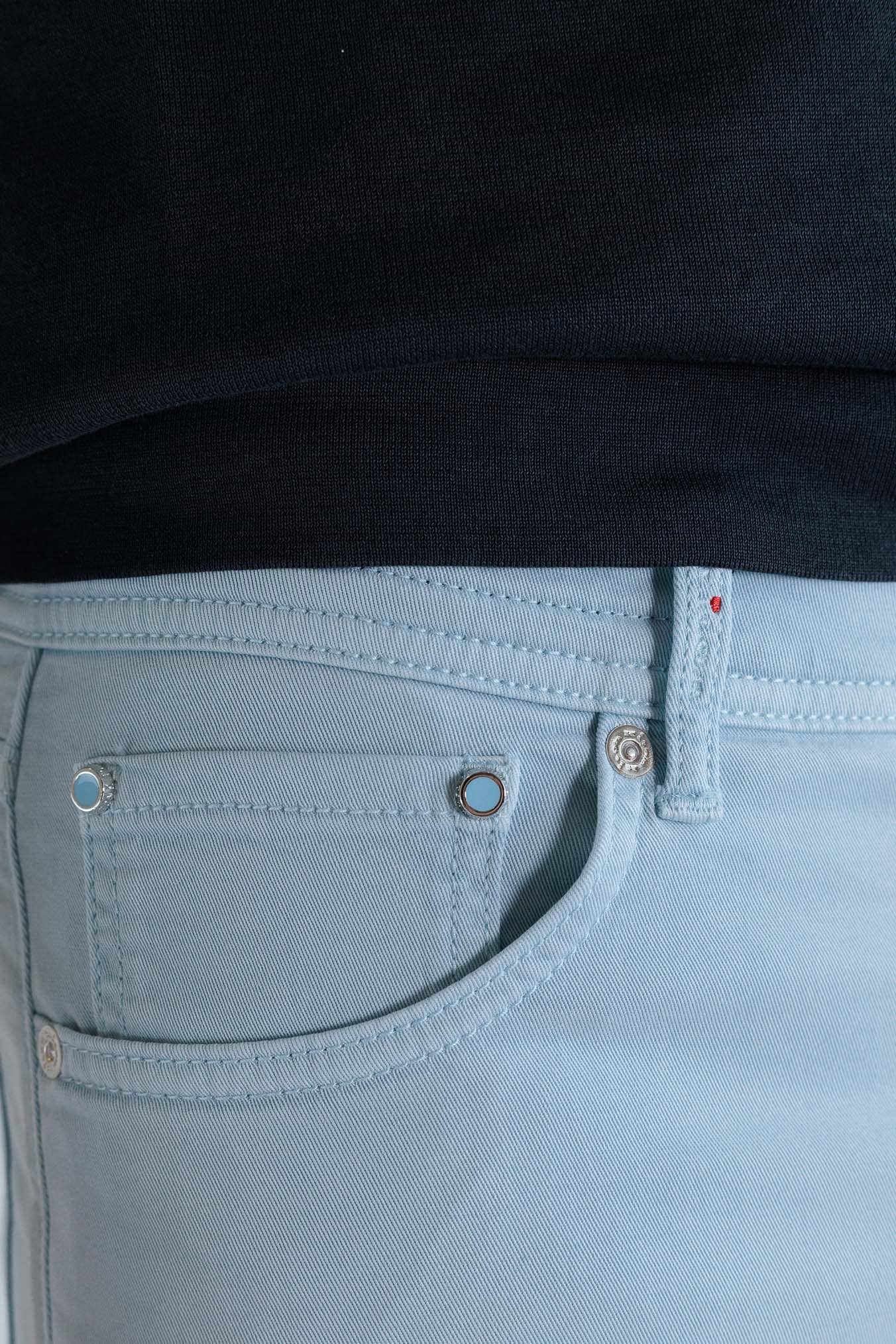 KITON Pantaloni 5 tasche Celeste