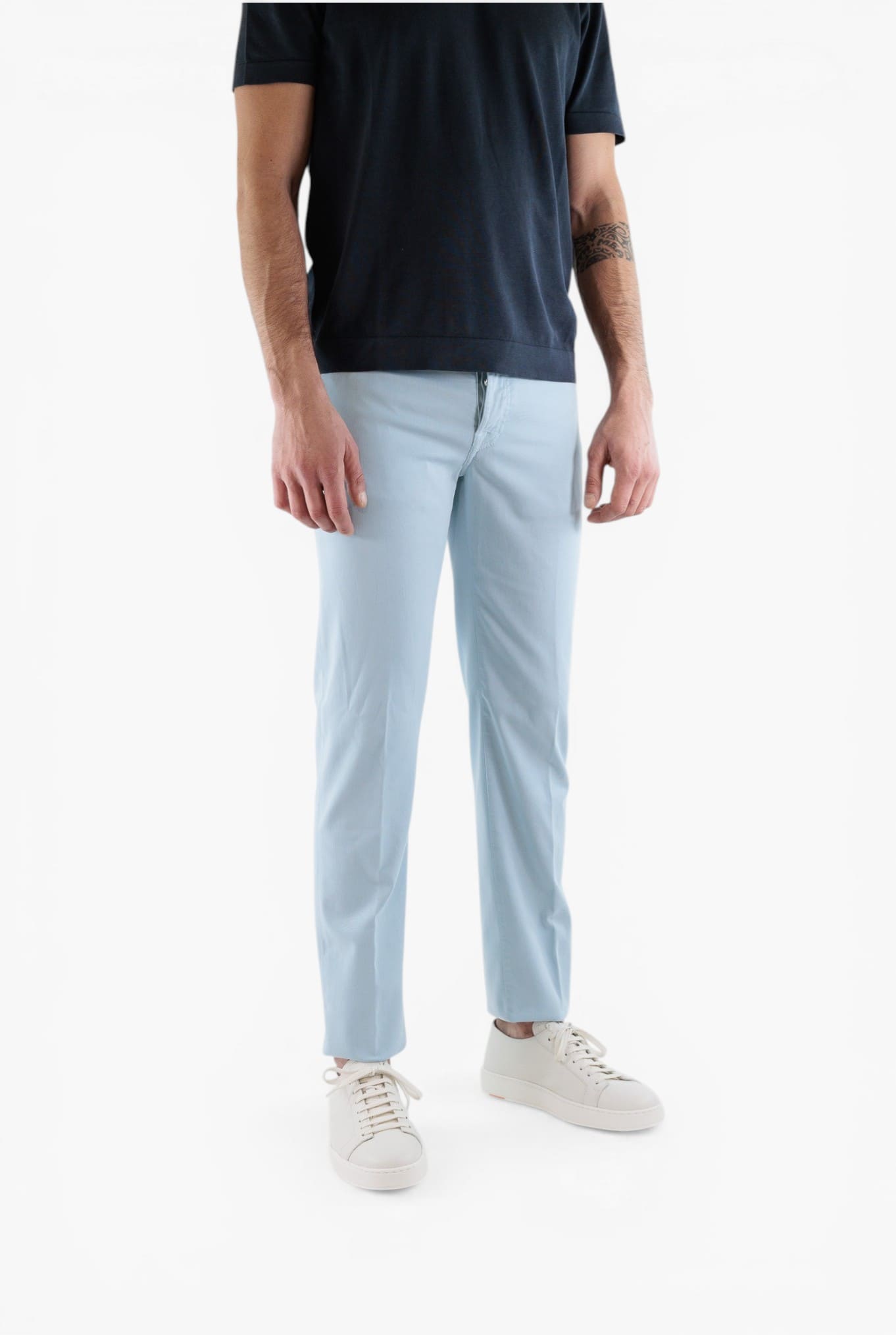 Pantaloni 5 tasche Celeste KITON