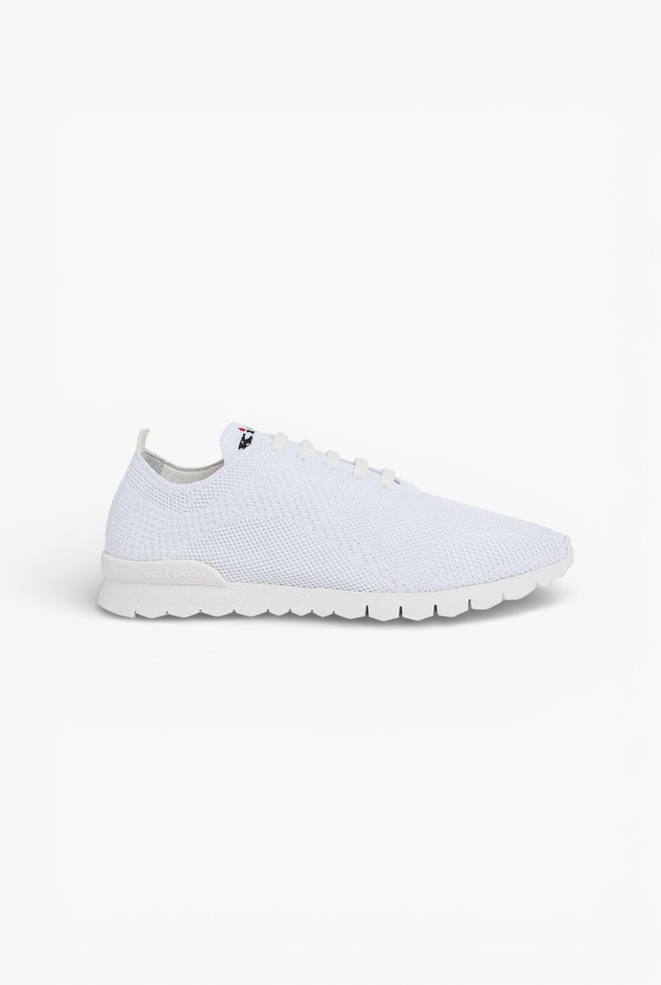 KITON Sneaker "Fit" in Maglia Bianco