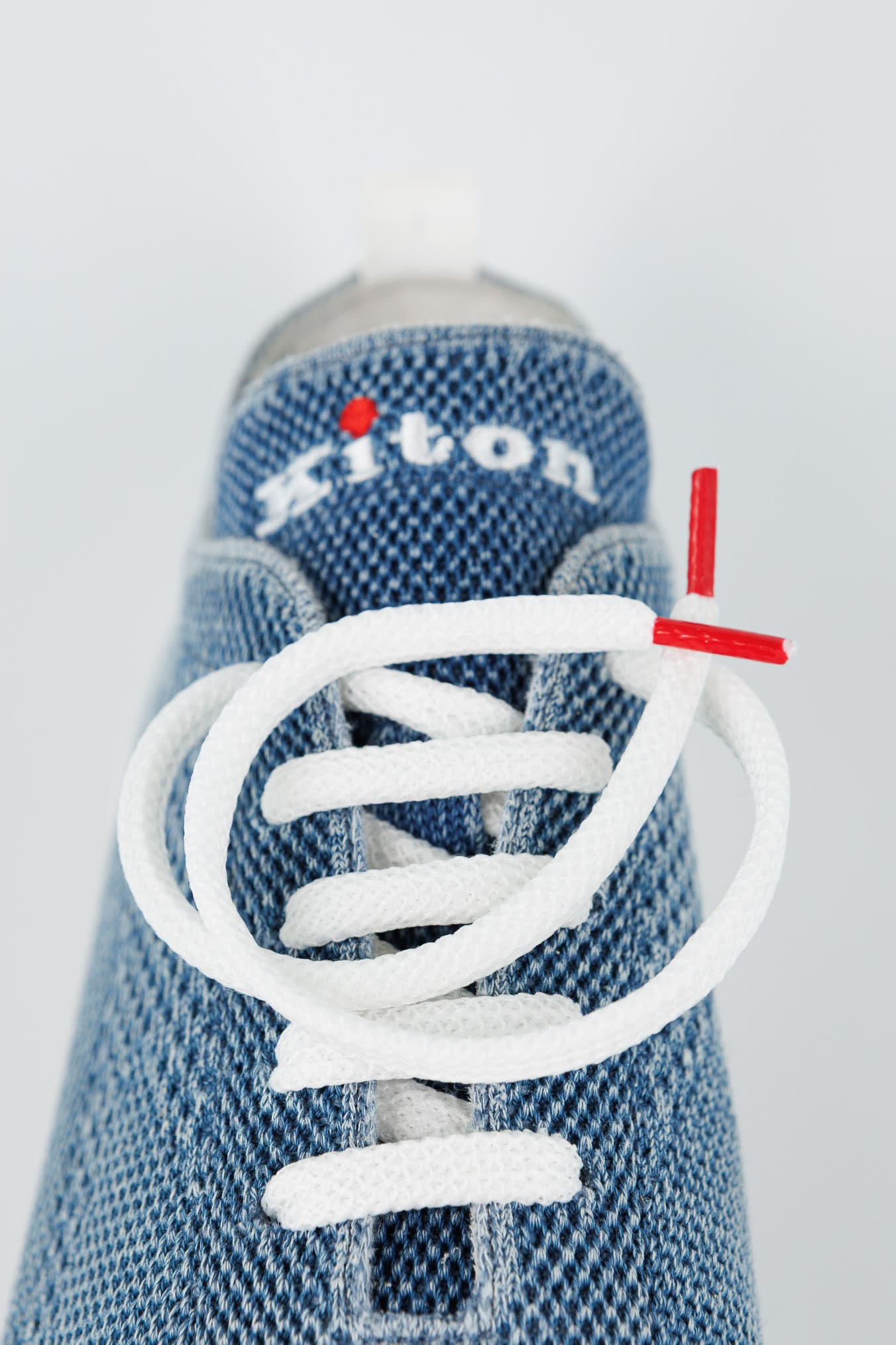 KITON Sneaker "Fit" in Maglia Denim