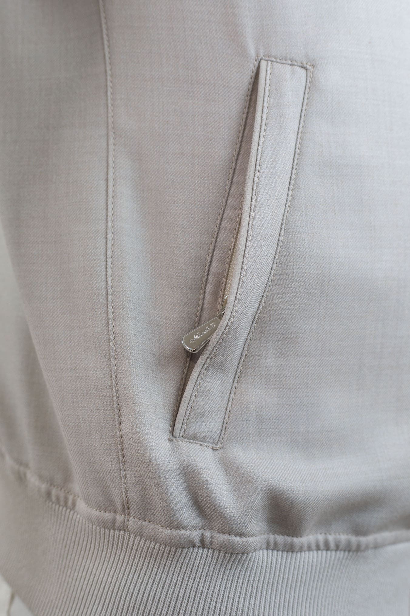 MANDELLI Giubbino Cashmere Superlight Beige Chiaro