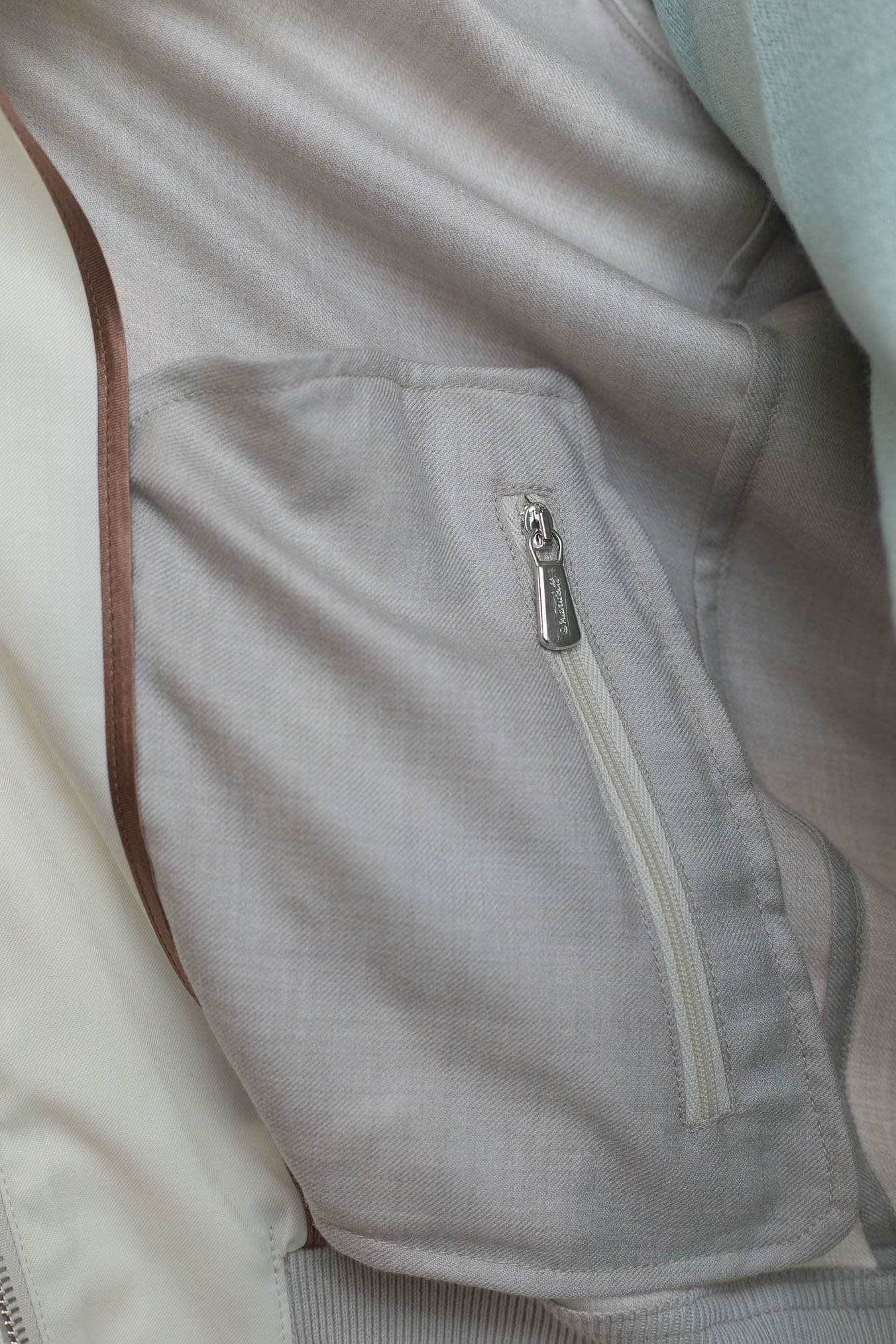 MANDELLI Giubbino Cashmere Superlight Beige Chiaro