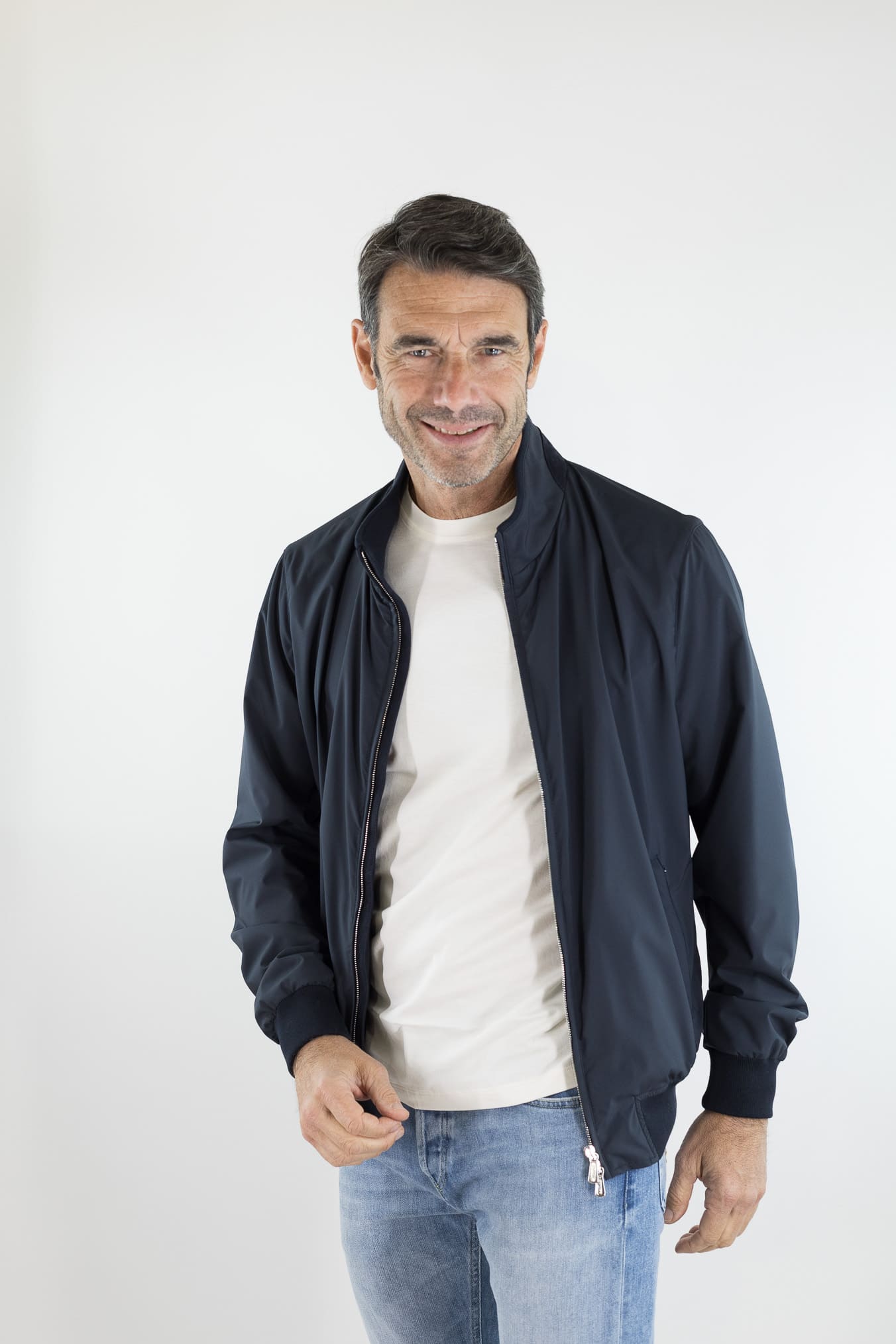 MANDELLI Giubbino Airstop Sfoderato Blu Scuro