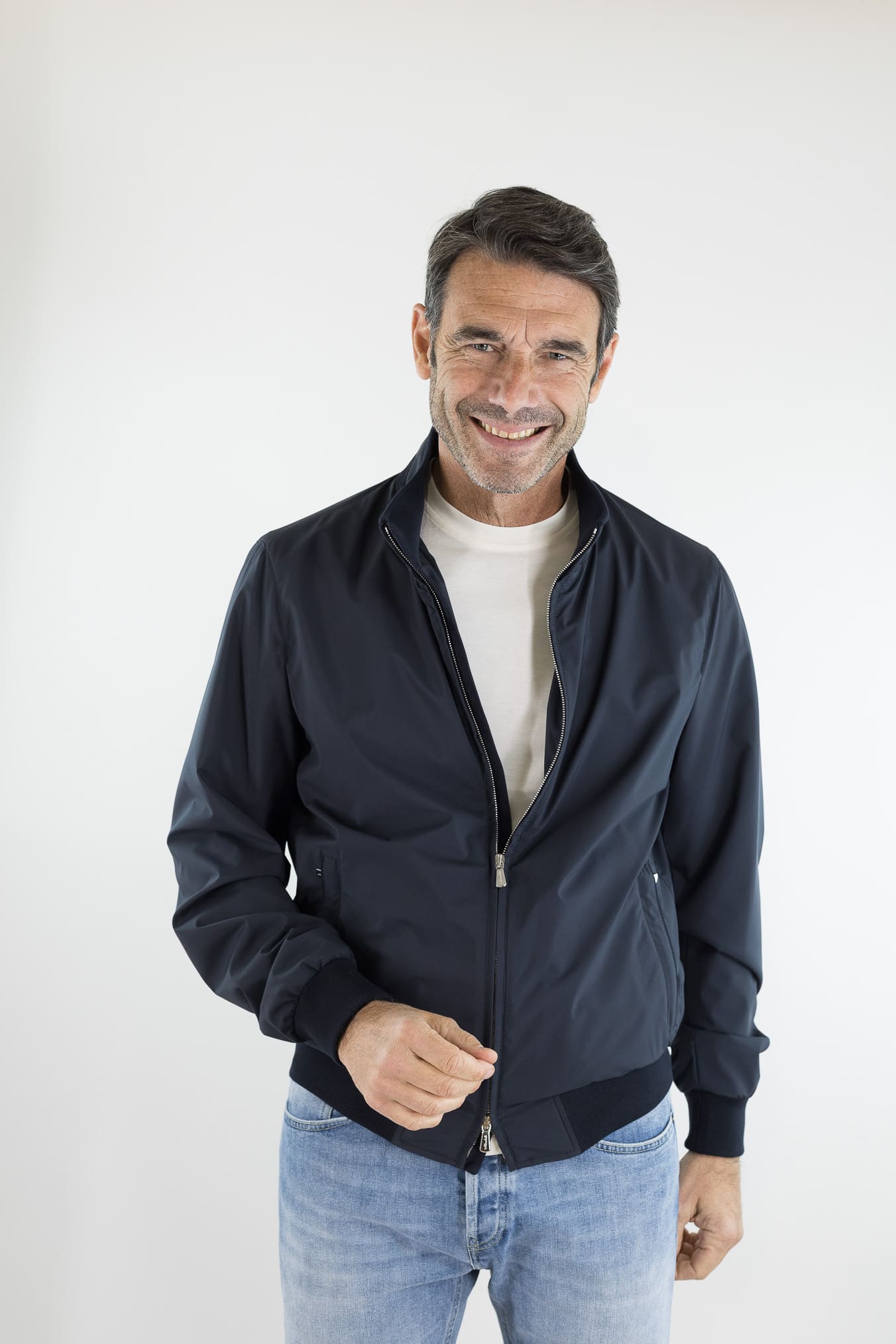 MANDELLI Giubbino Airstop Sfoderato Blu Scuro