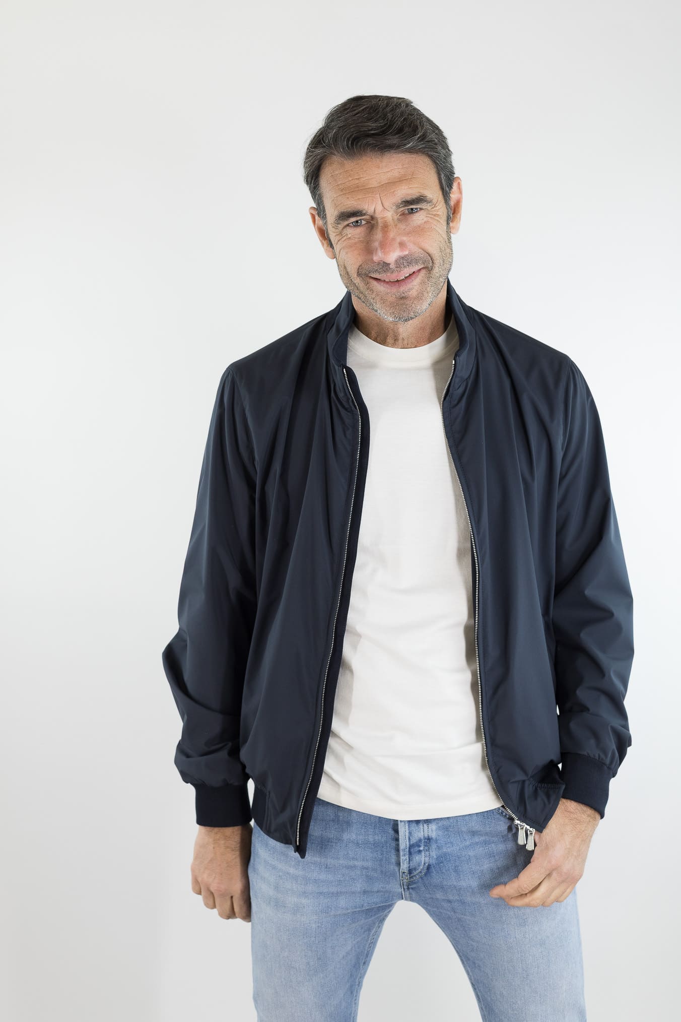 MANDELLI Giubbino Airstop Sfoderato Blu Scuro