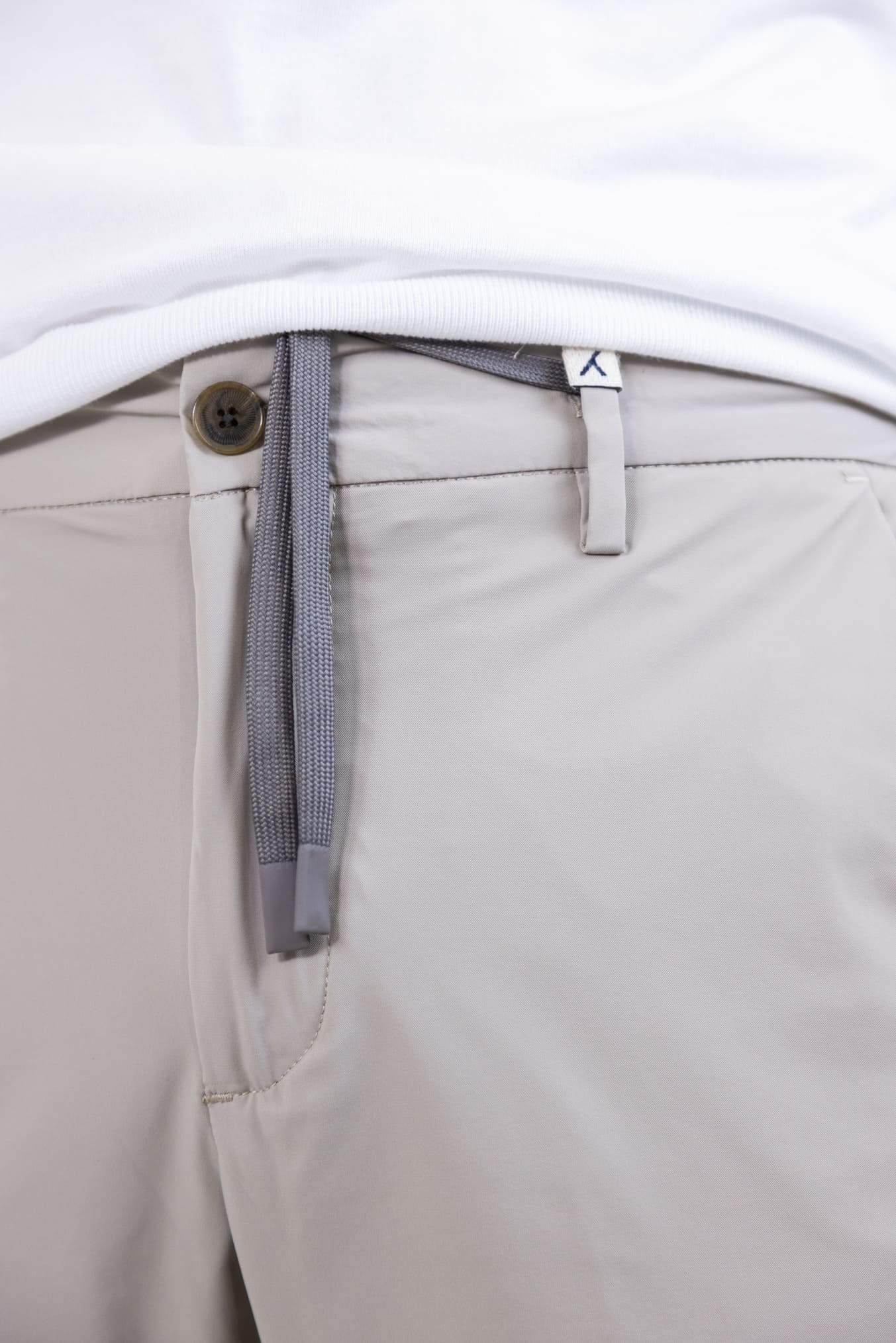 MYTHS Pantaloni Active Tech Coulisse Removibile Beige