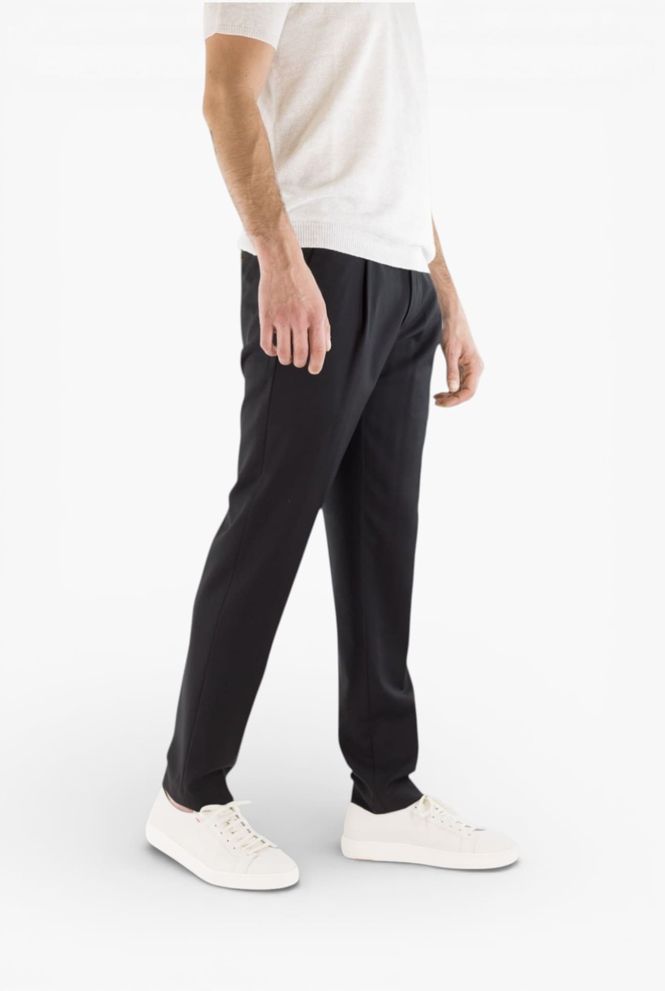 MYTHS Pantaloni Vintage Wool Nero