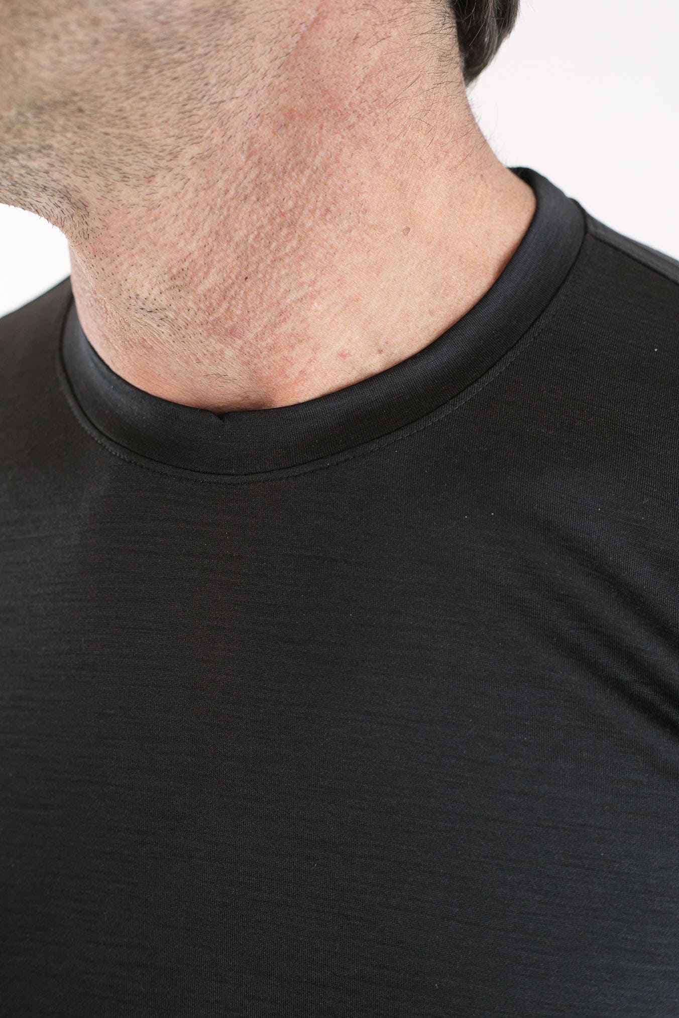 PESCAROLO T-Shirt James Jersey Lana Nero