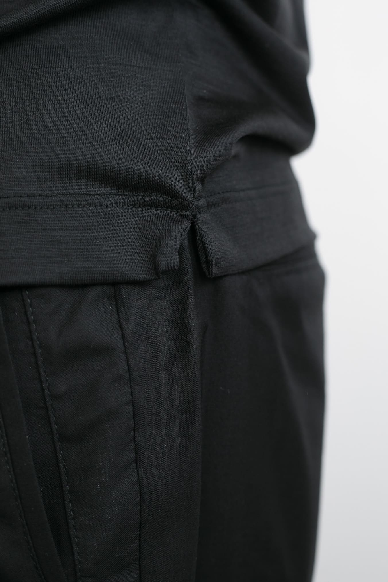 PESCAROLO T-Shirt James Jersey Lana Nero