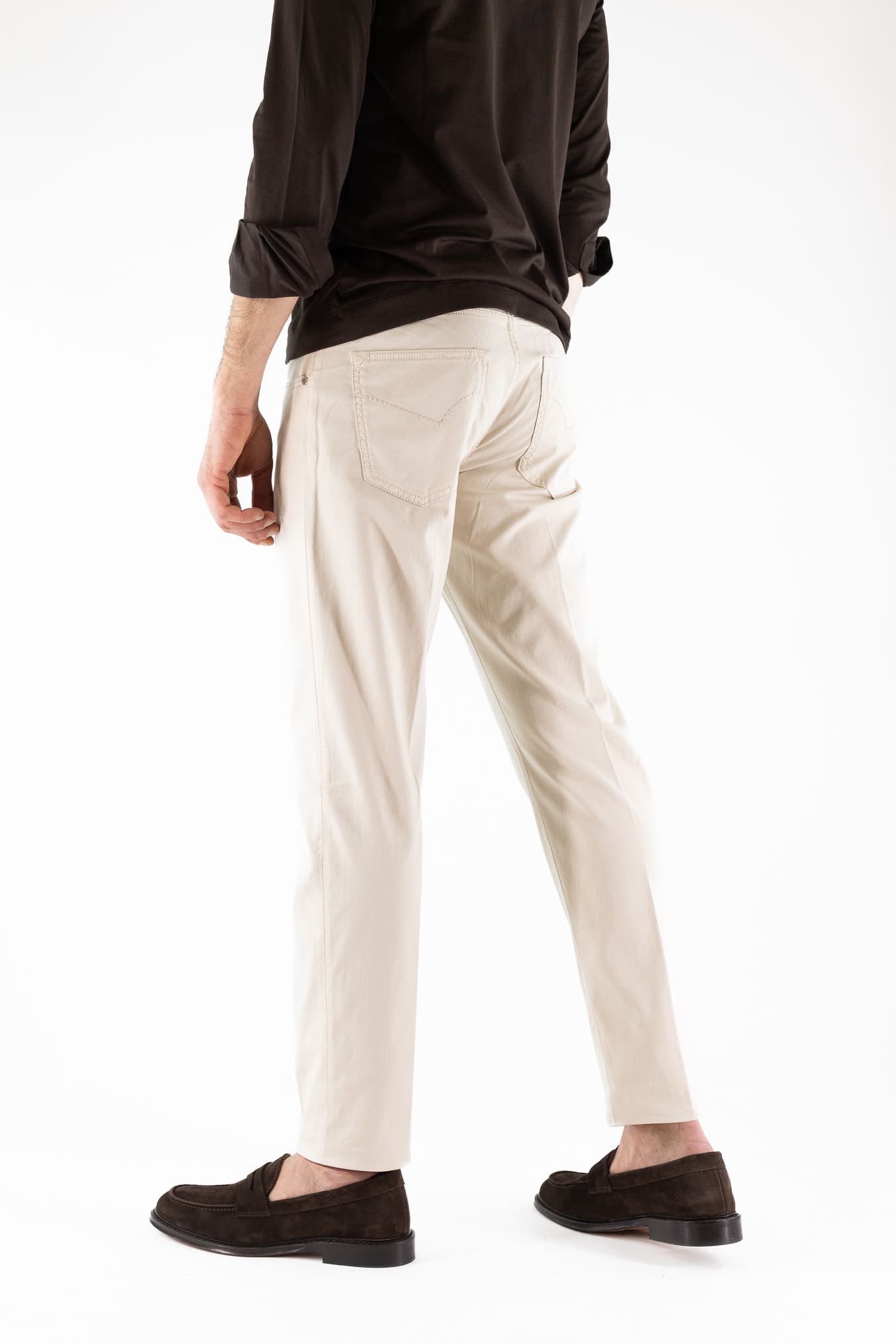 PESCAROLO Pantaloni "Nerano" 5 Tasche Beige