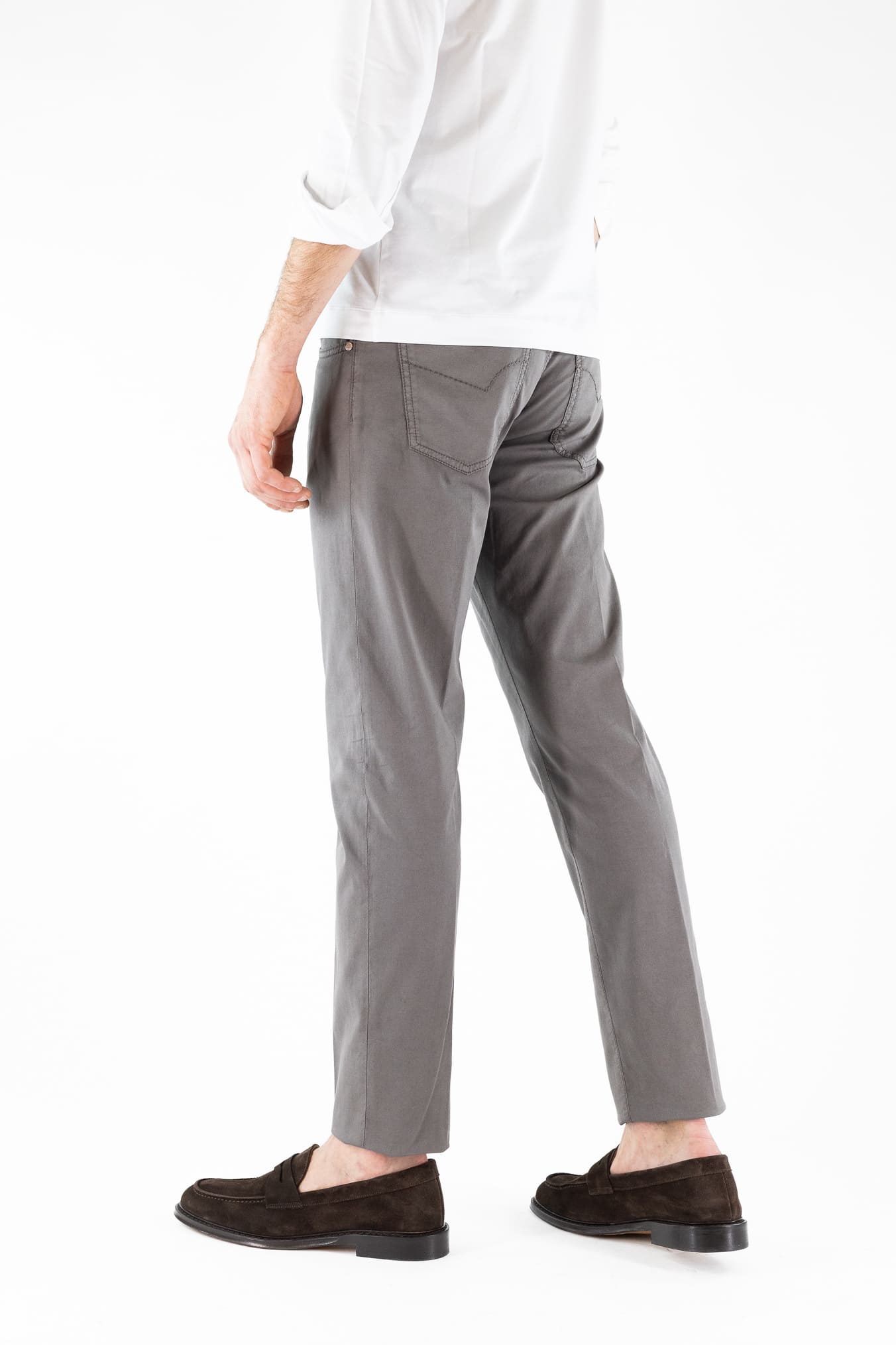 PESCAROLO Pantaloni "Nerano" 5 Tasche Tortora