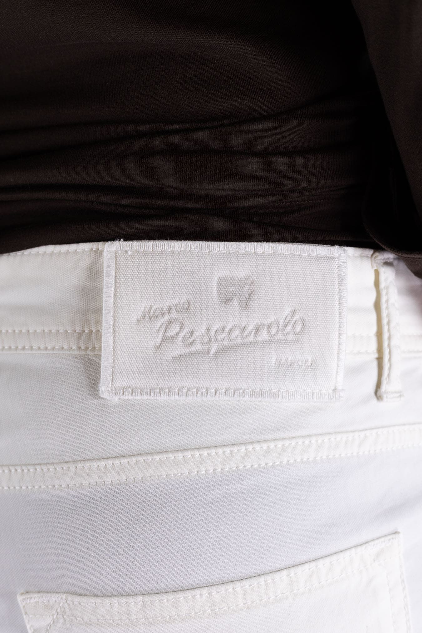 PESCAROLO Pantaloni "Nerano" 5 Tasche Bianco