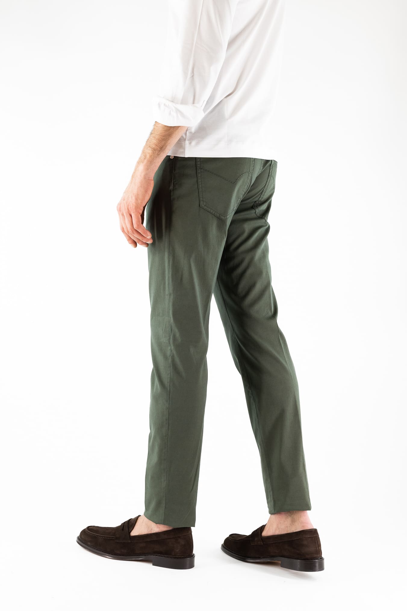 PESCAROLO Pantaloni "Nerano" 5 Tasche Verde
