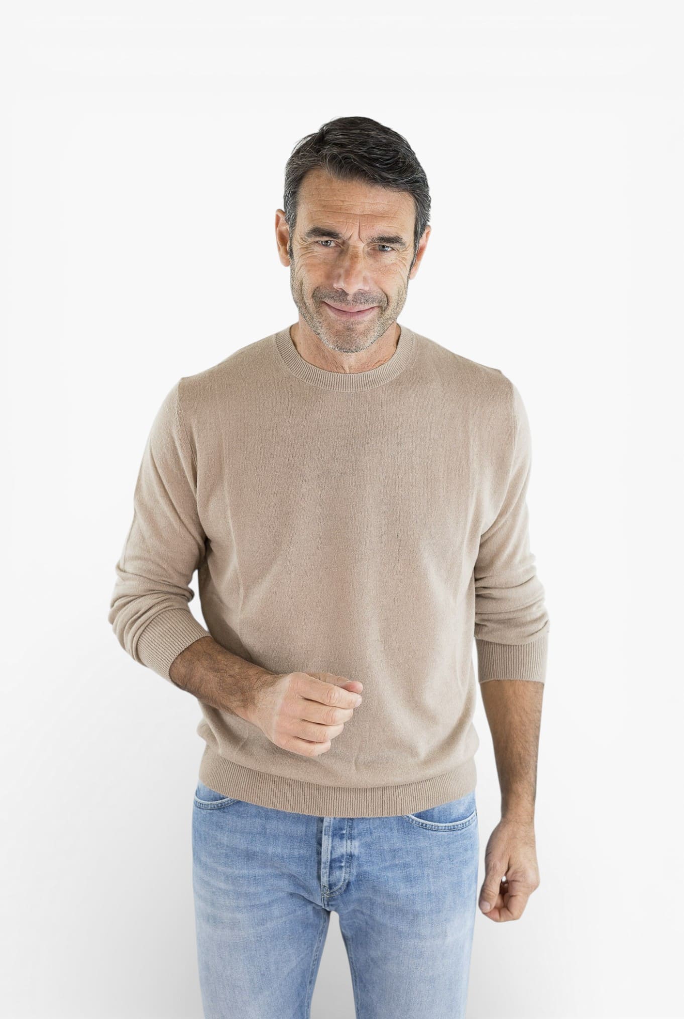 PIACENZA CASHMERE Girocollo Superlight Seta Cashmere Beige