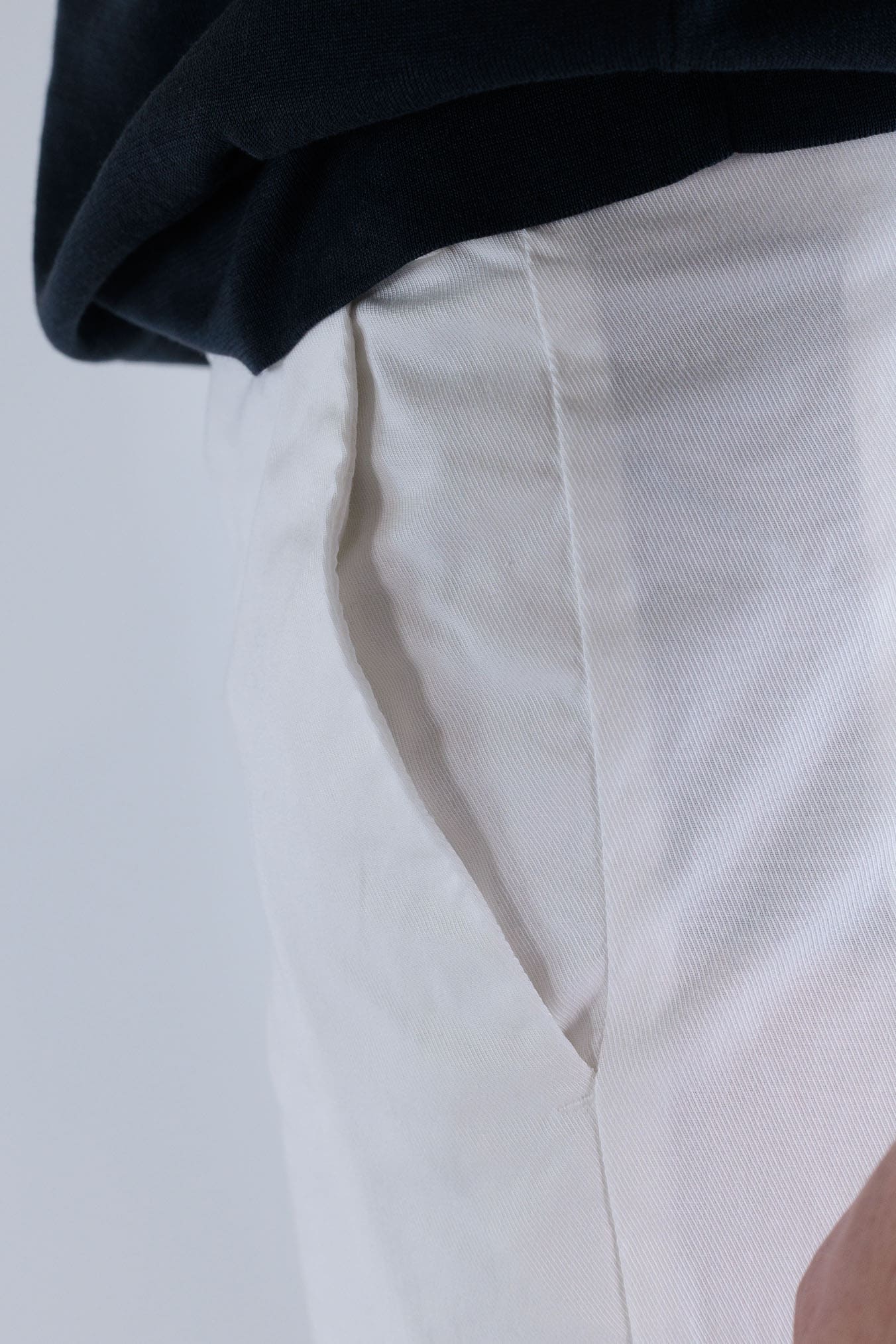 PT Pantaloni Misto Cotone Twill Stretch Bianco