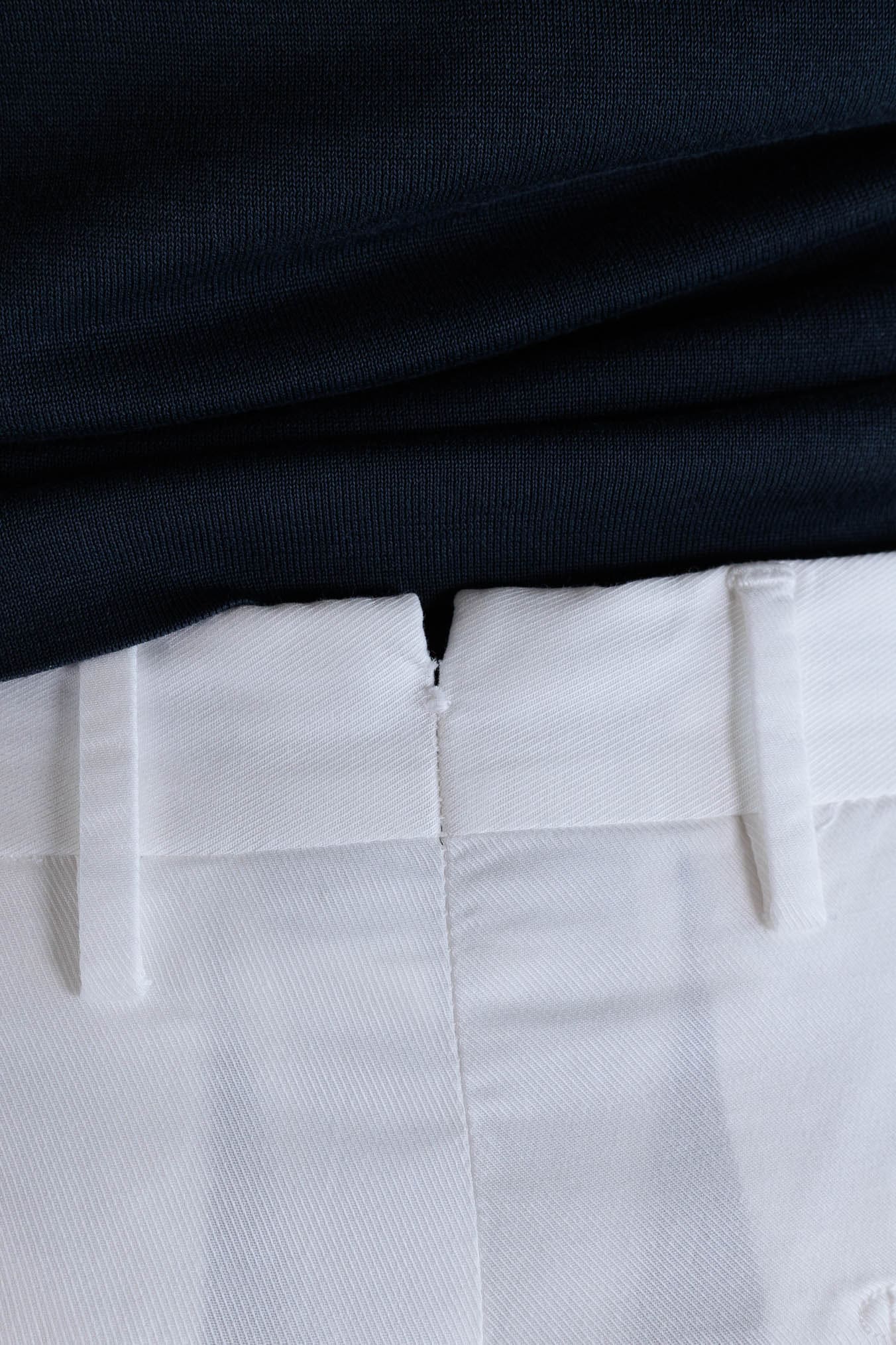 PT Pantaloni Misto Cotone Twill Stretch Bianco